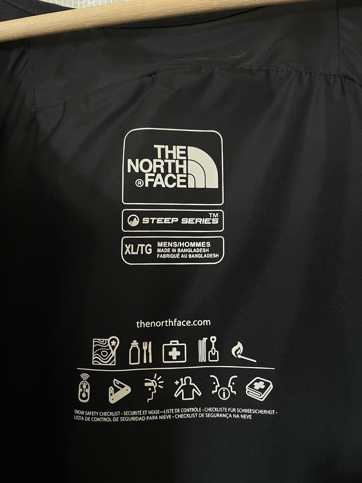 Vintage - North Face Powder Guide Vest - Steep Series - Black - XL - 4