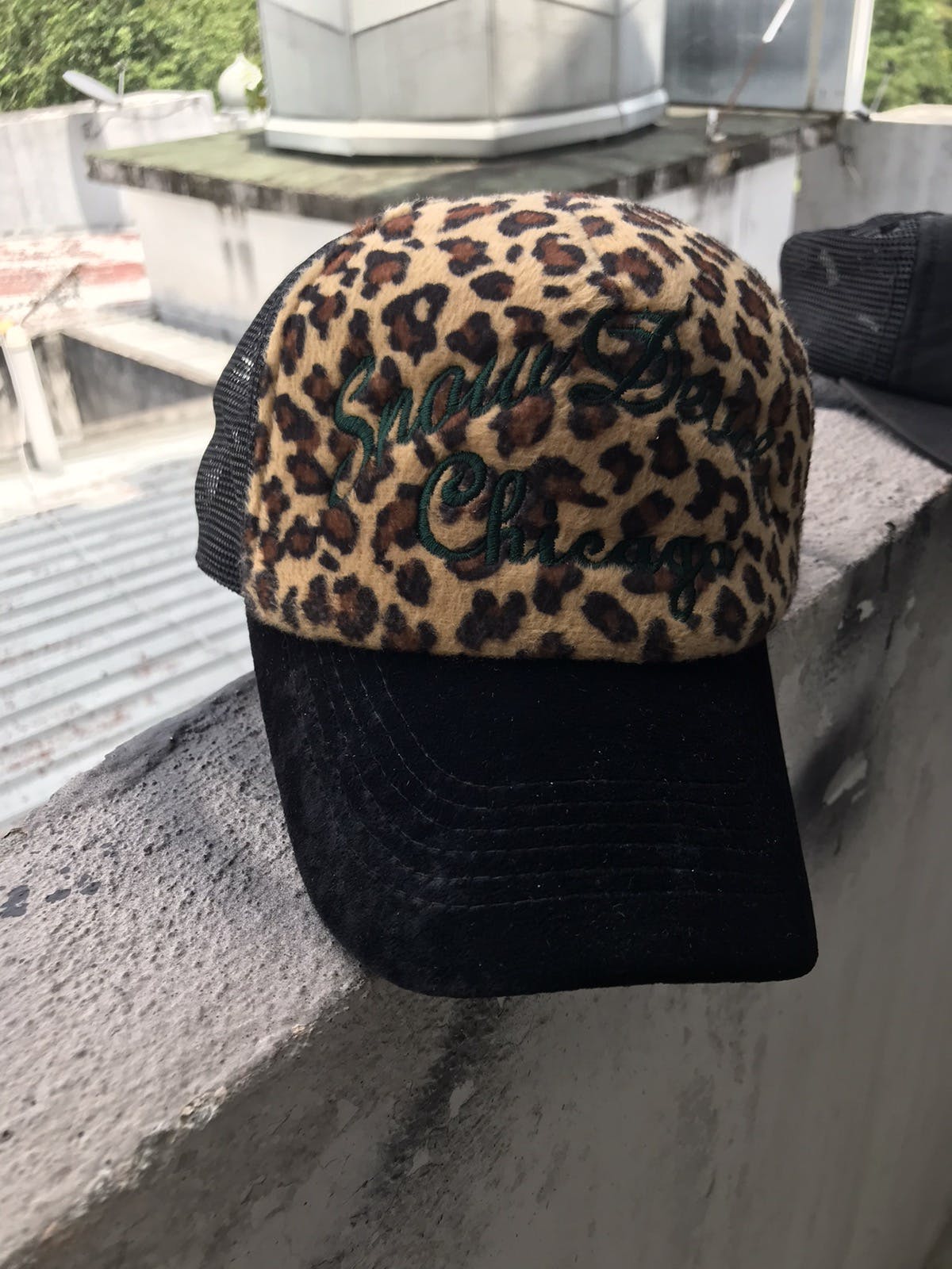 Beams Leopard Trucker Hats Snow Devils Chicago - 19
