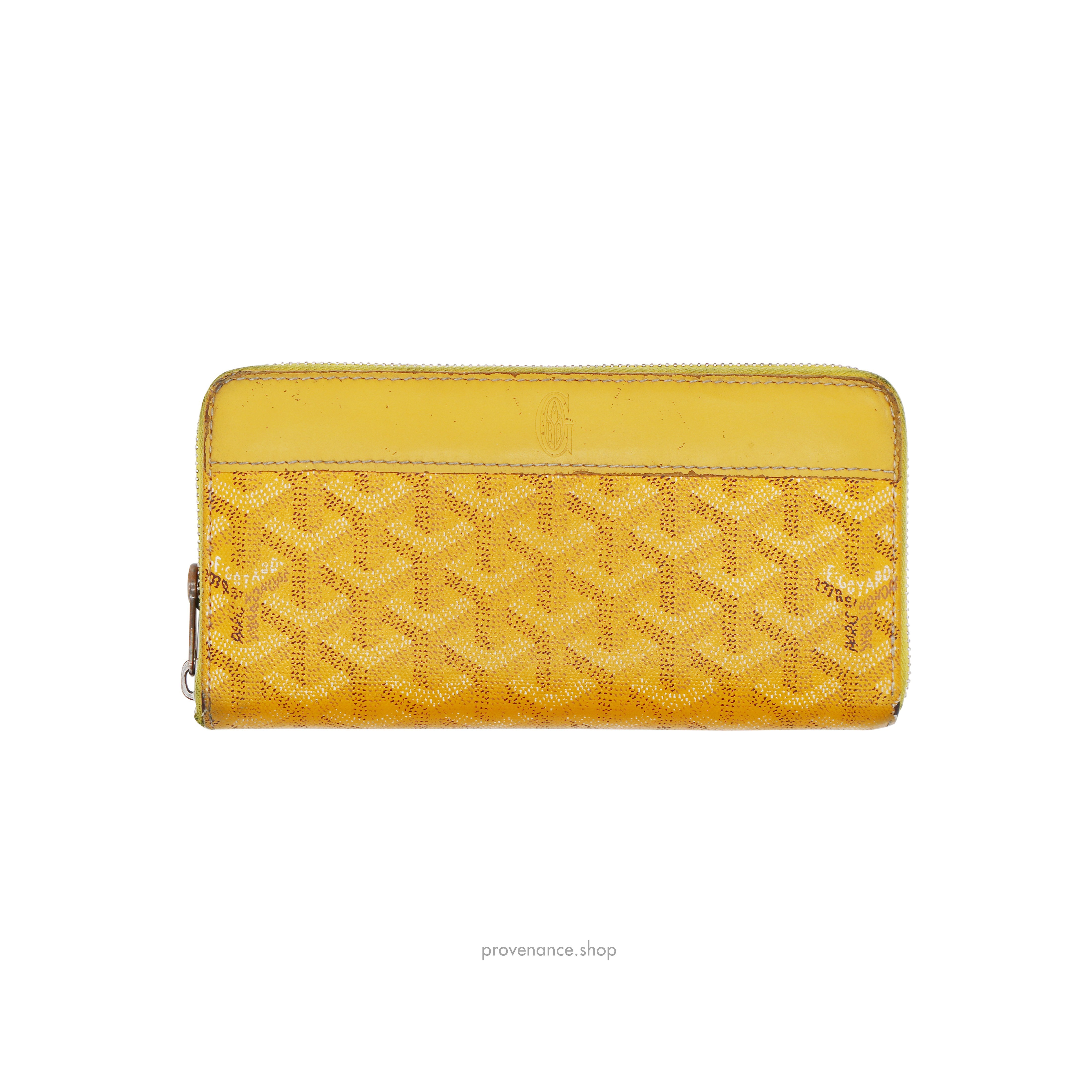 Goyard Matignon Zipped Wallet - Yellow Goyardine - 2