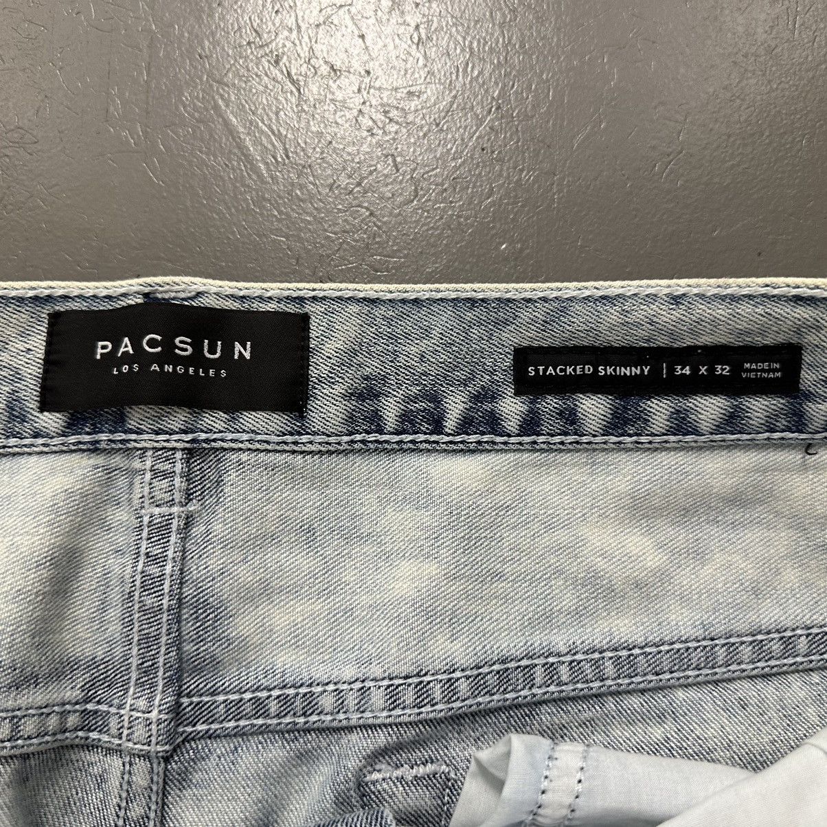 Pacsun Stacked Skinny Denim Jeans 34x32 - 7