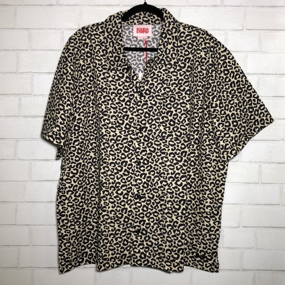 Solid & Striped Cabana Vacation Shirt in Leopard Print - 5