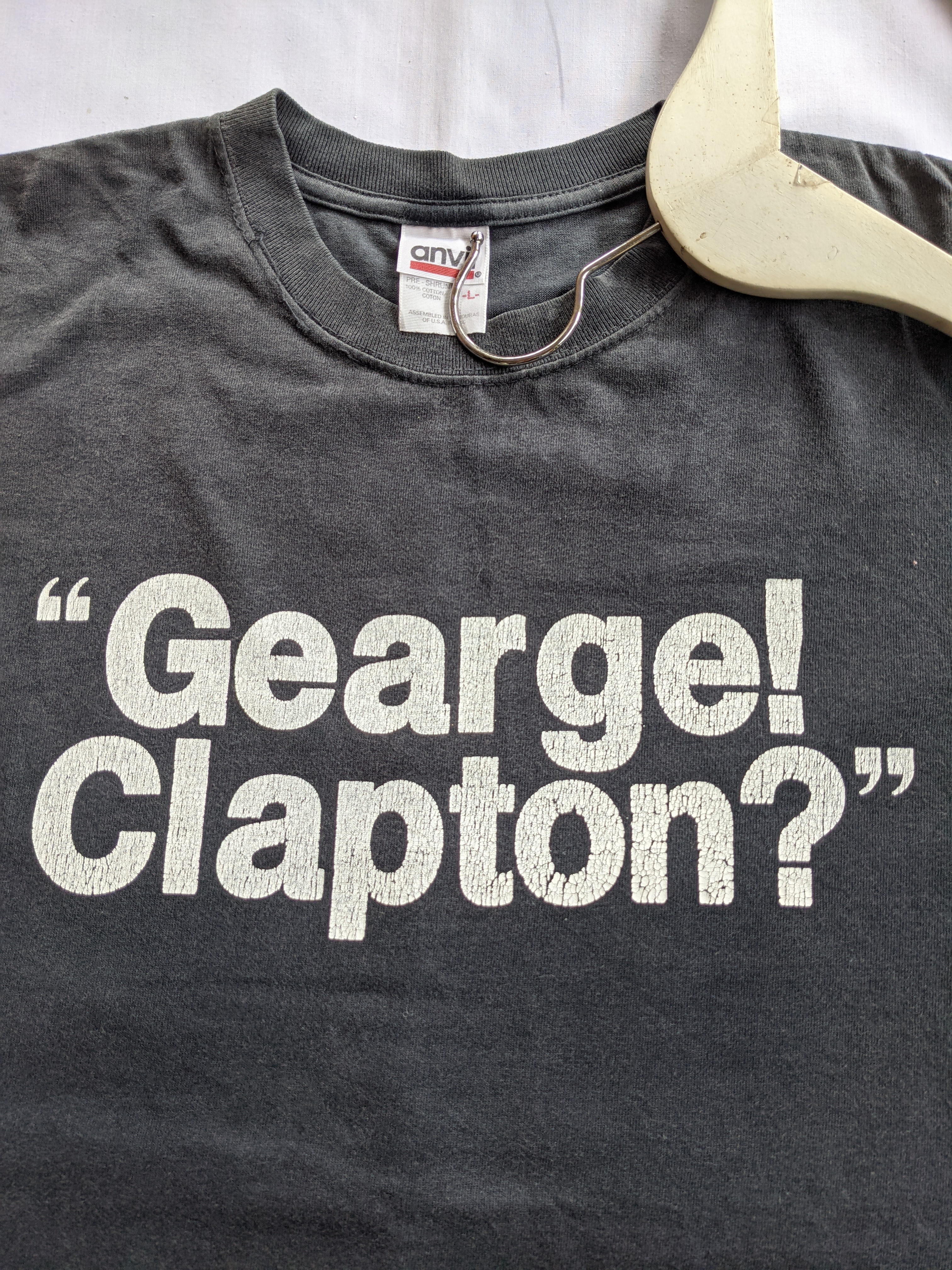 Art - Vintage art parody Gearge Clapton? band tee - 2