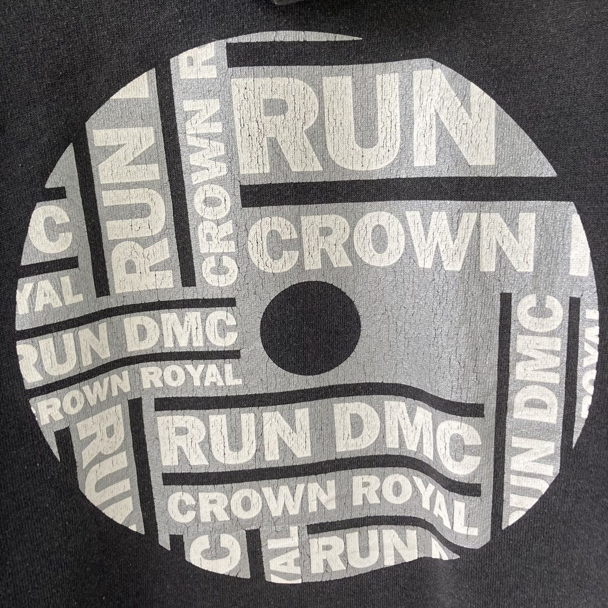 Vintage Run DMC Crown Royal Grey Hoodie Sweatshirt - 6