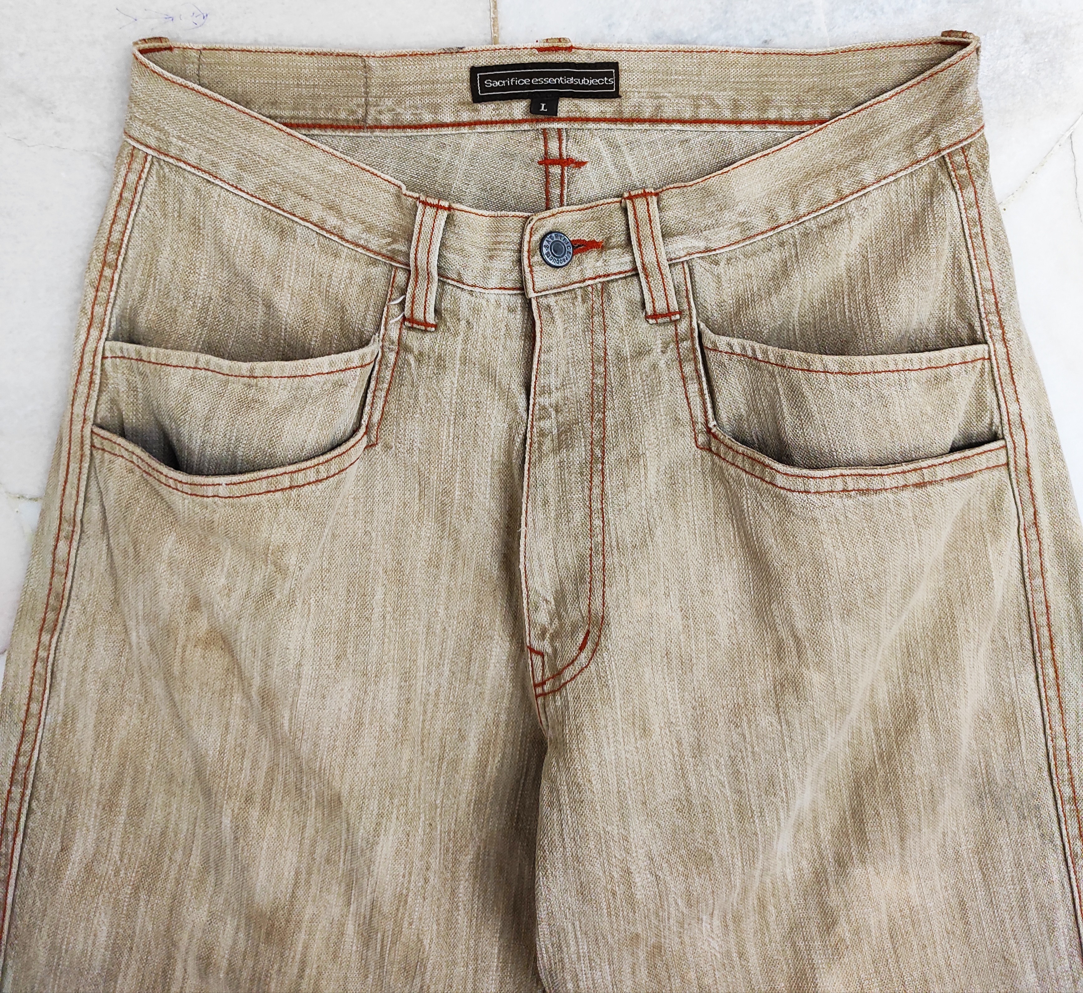 Japanese Brand - Sacrifice Products Double front pocket Jeans - 6