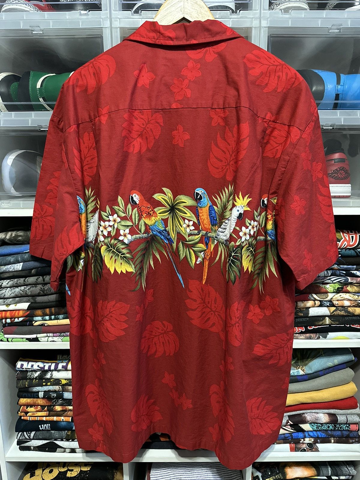 Vintage All Over Print Hawaiian Shirt XXL - 2