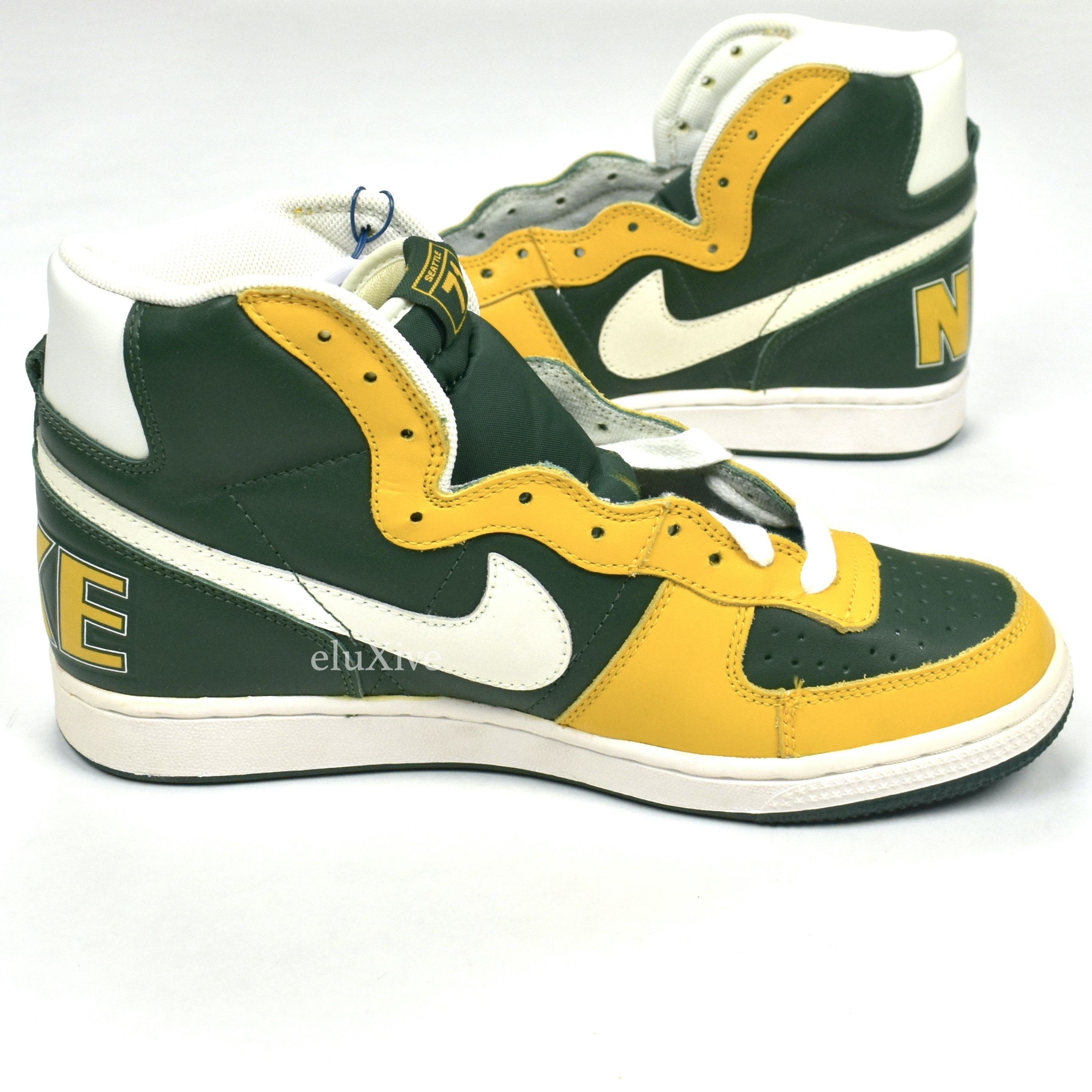 Nike 2004 Terminator High Seattle Supersonics Green Yellow - 3