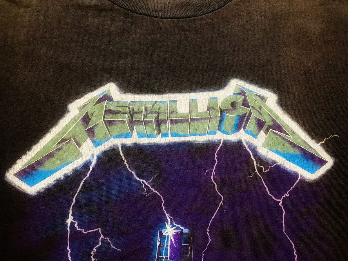 Vintage Metallica Ride The Lightning 1994 T-Shirt Men’s M/L - 3