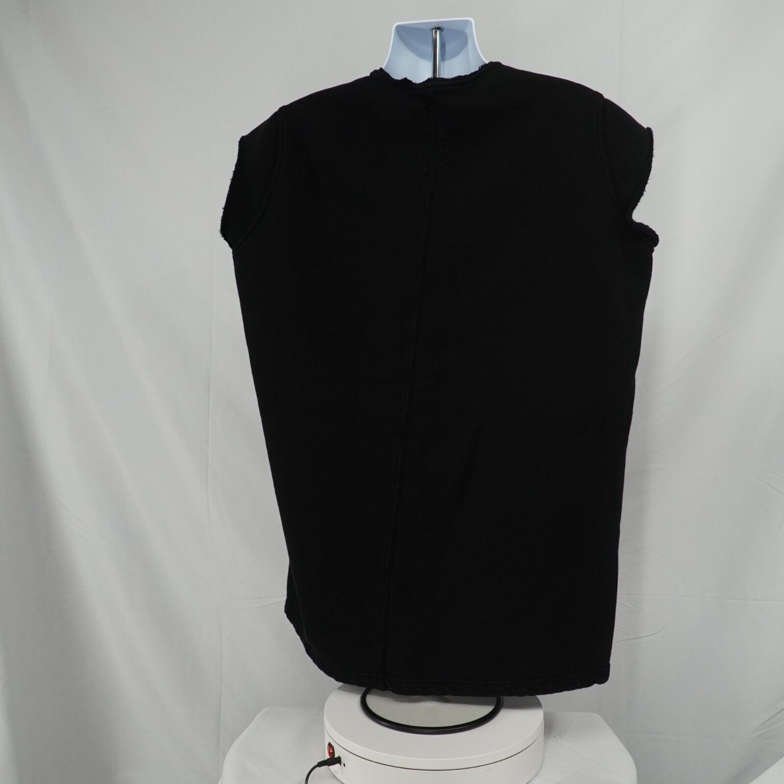 Jumbo Black Sleeveless Sweater Shirt Oversized SS16 Cyclops - 12