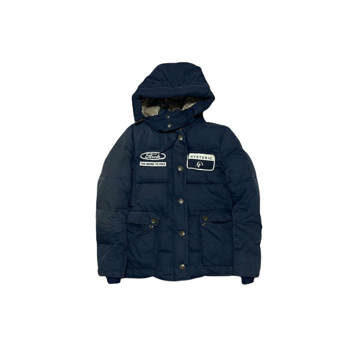 Hysteric Glamour Fuck Puffer Down Jacket - 1