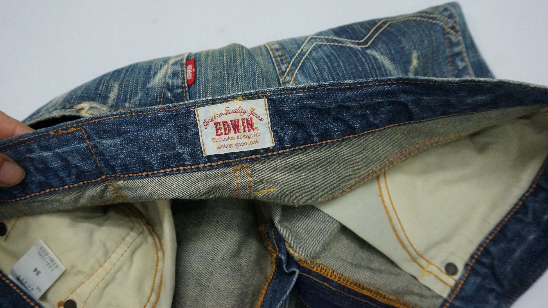 Steals! EDWIN Exclusive Vintage Distressed Jeans - 19