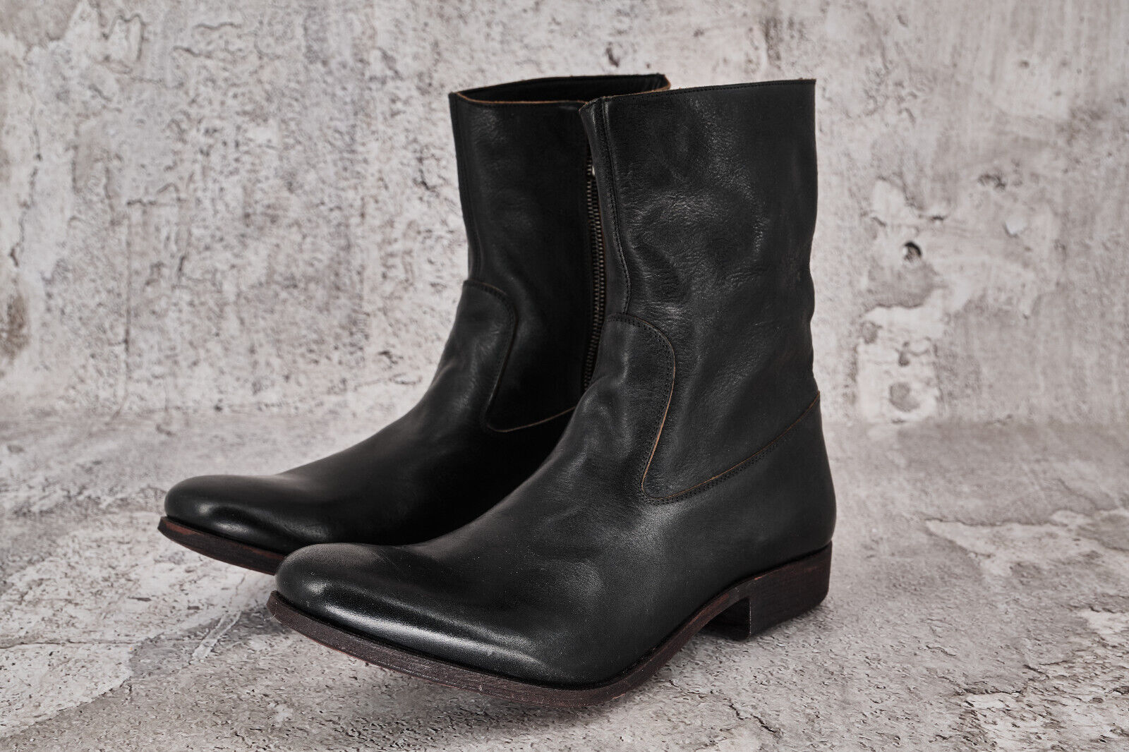 Brand New In Box Carpe Diem Side Zip Bovine Leather Boots, 1490Eur - 7