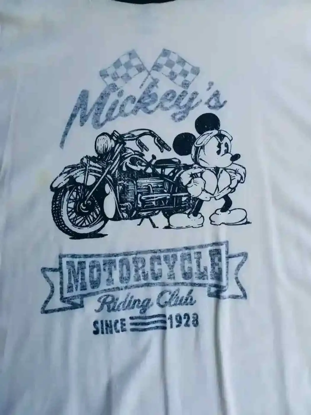 Disney Mickey Mouse Motorcycle Riding Club T-shirt - 4
