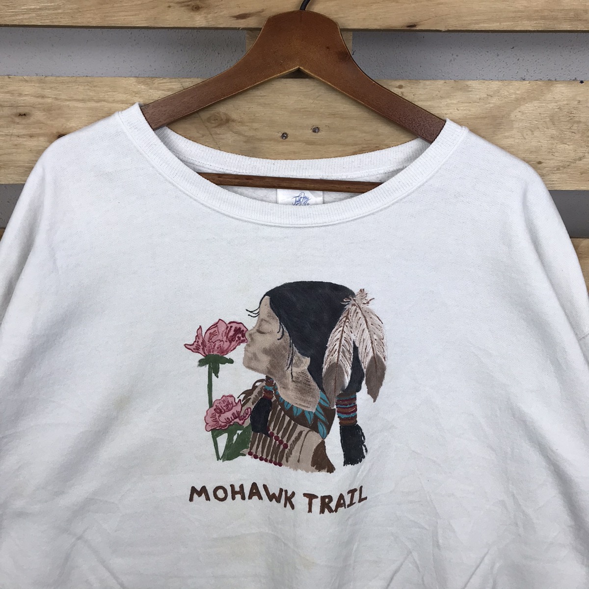 Vintage - Vintage Native Mohawk Trail Crewneck Sweatshirt - 2