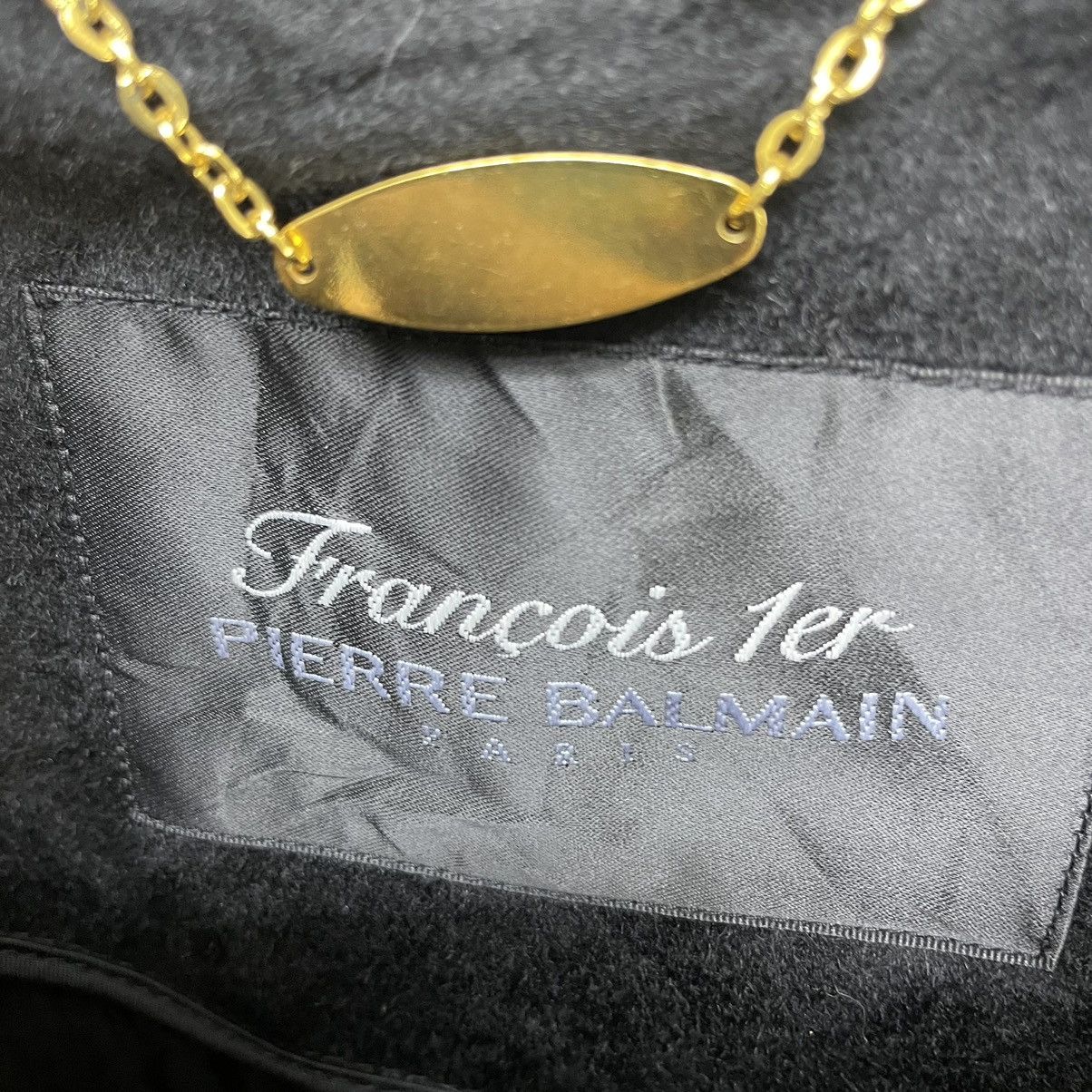 Designer - Luxury Brand Francois Ler Pierre Balmain Long Coat Jacket - 4