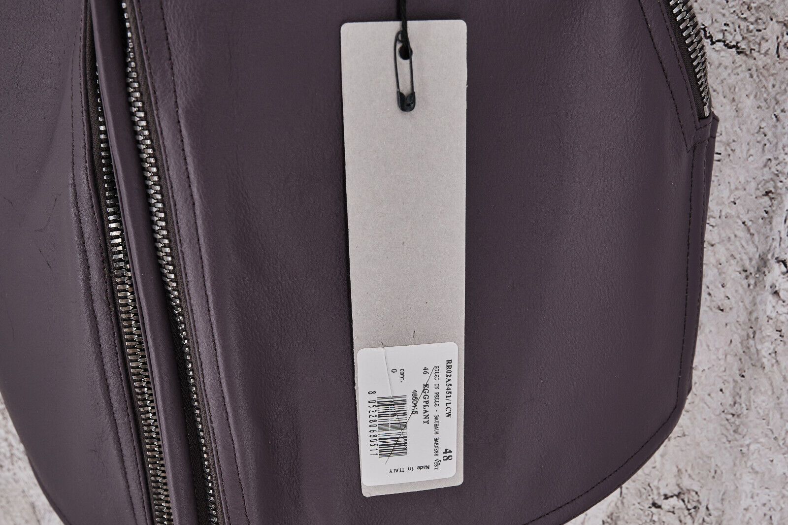Brand New Rick Owens Bauhaus Harness Leather Vest 48IT - 6