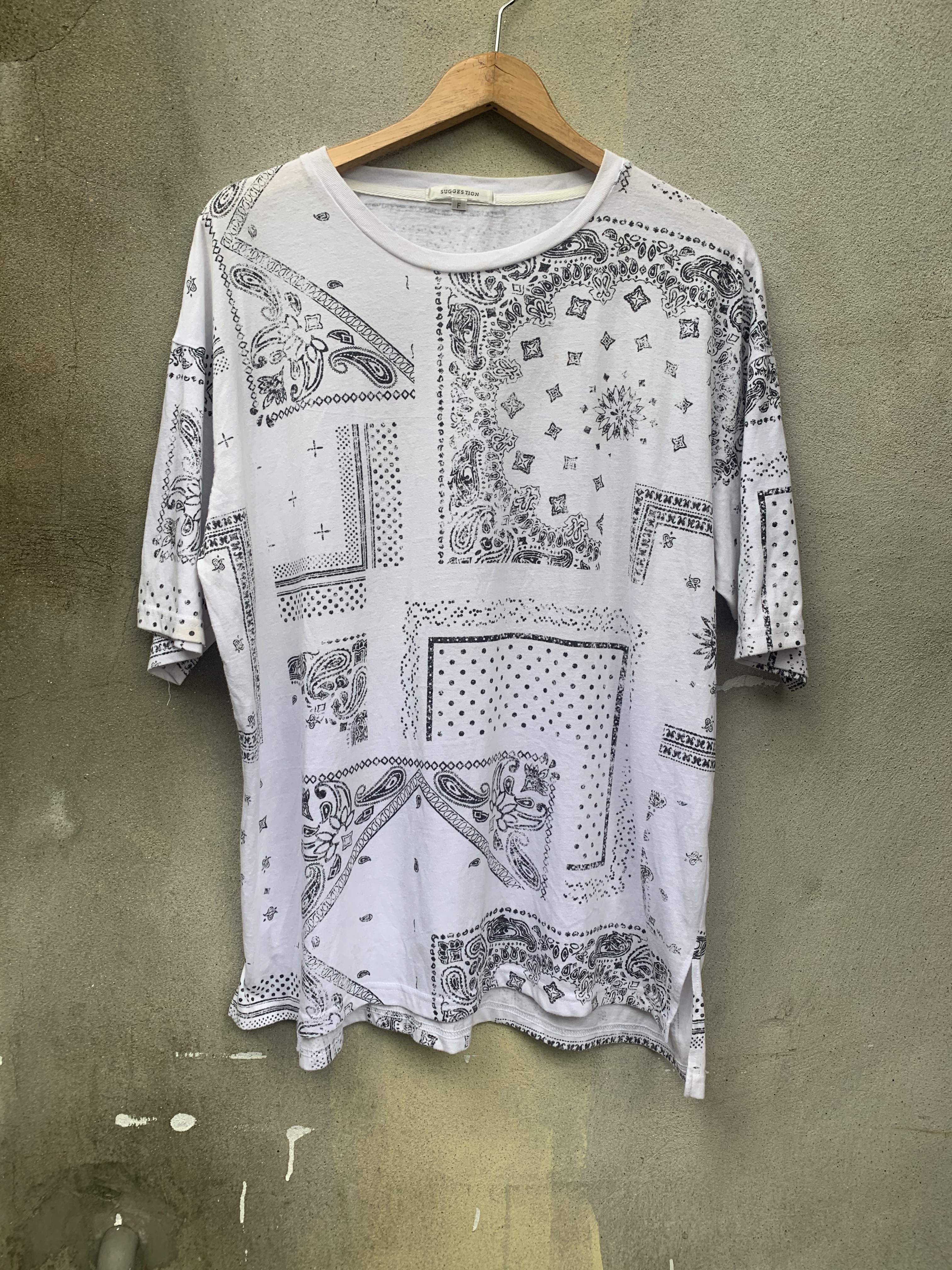 Japanese Brand - Suggestion Paisley Visvim Inspired Drop Shoulder T - 3
