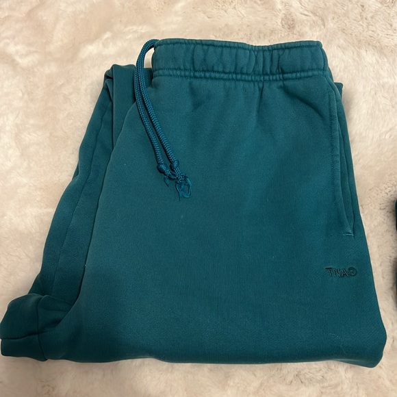 Aritzia TNA Sweatfleece Cozy Fleece Set in Oceanside Teal - 7