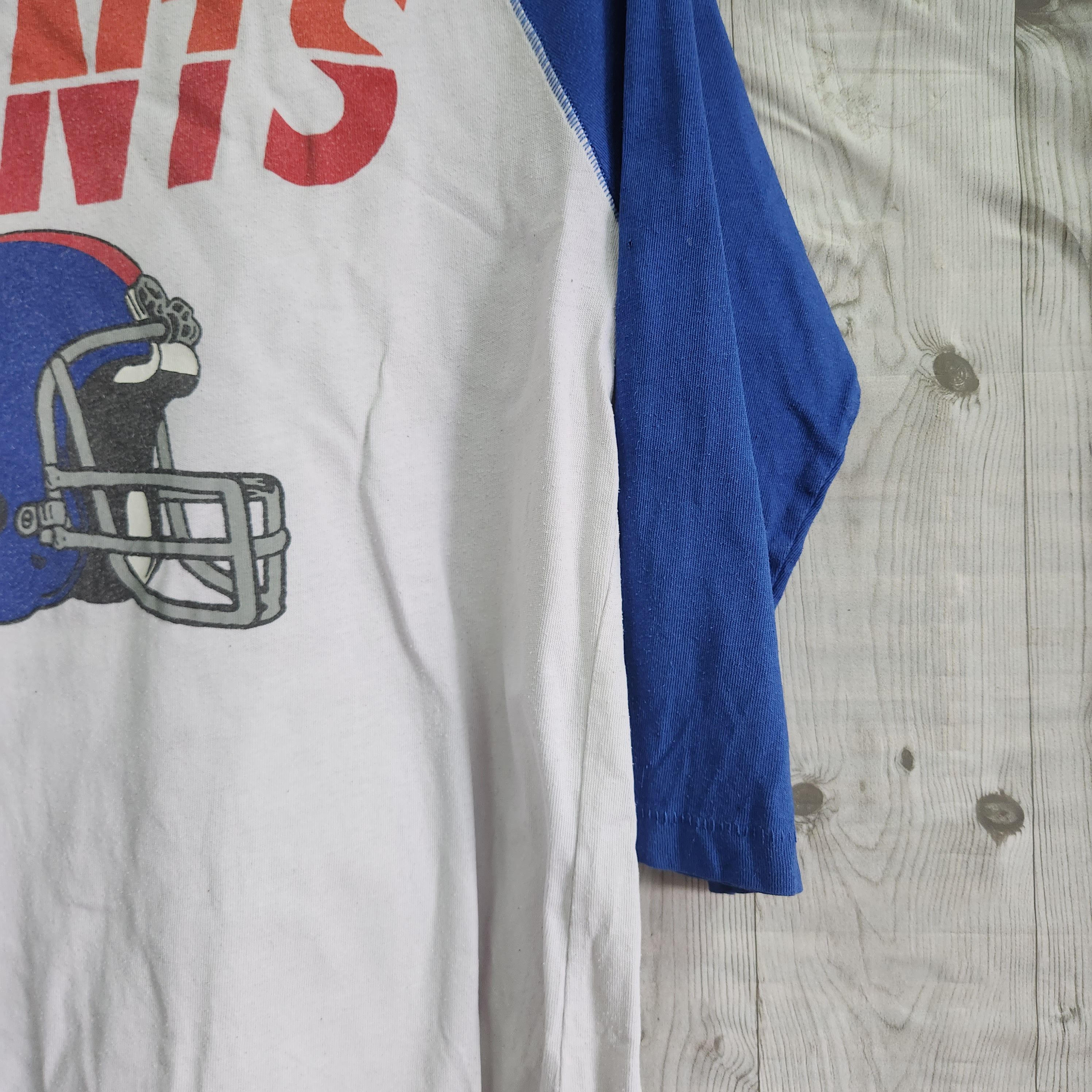 New York Giants NFL American Football Raglan TShirt - 4