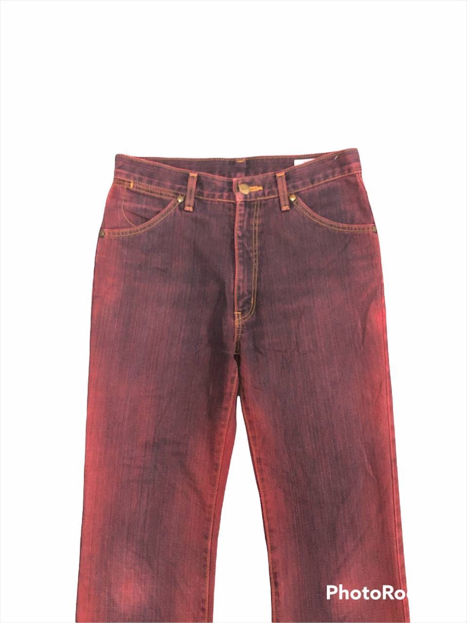 Vintage Wrangler Faded Marron Denim Pants - 3