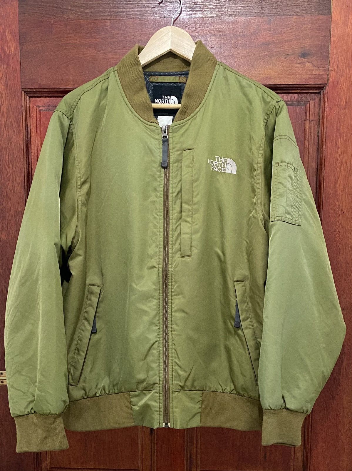 The North Face Ma-1 Jacket Design Military Olive Green - 1