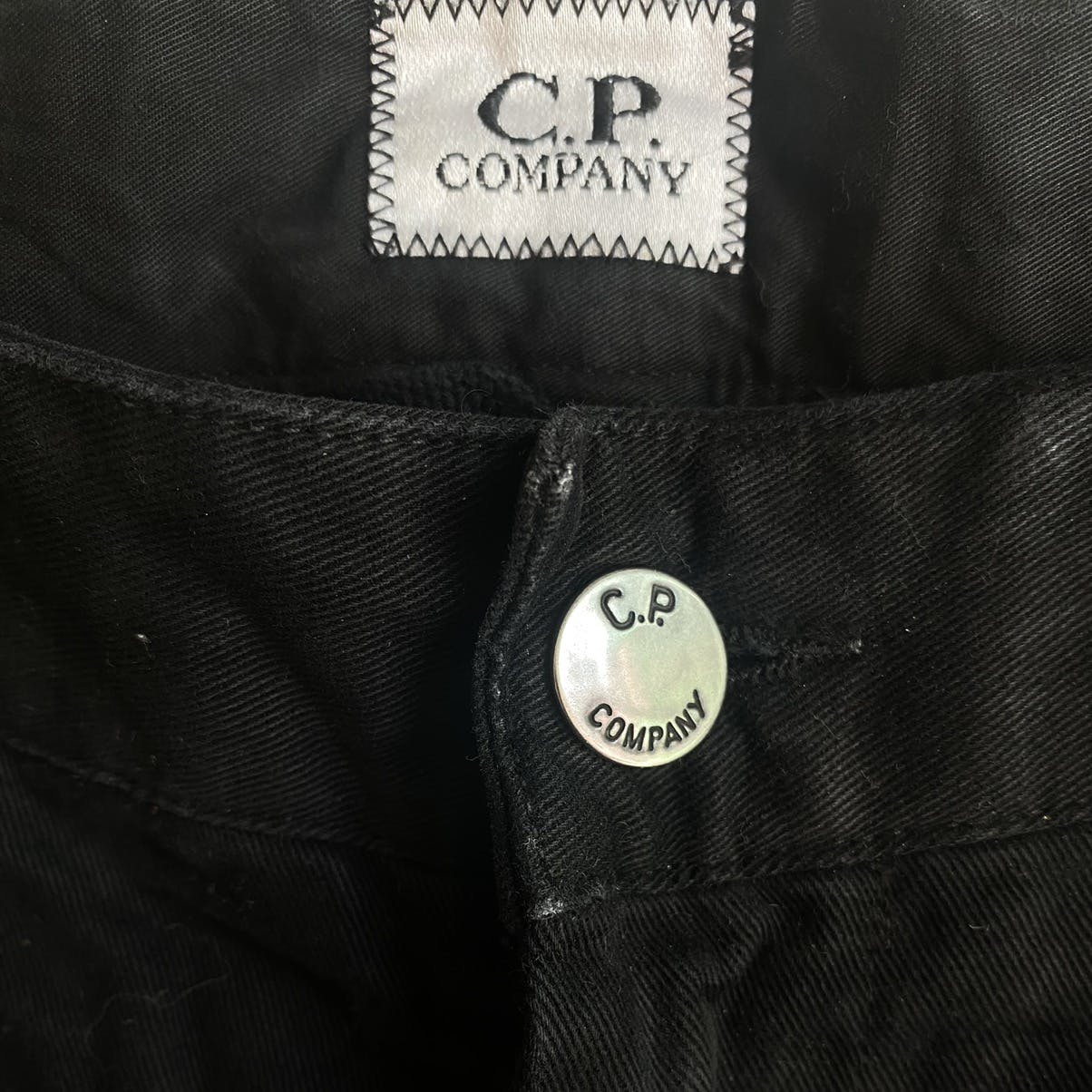 CP Company Black Overdye Cargo Pants - 5