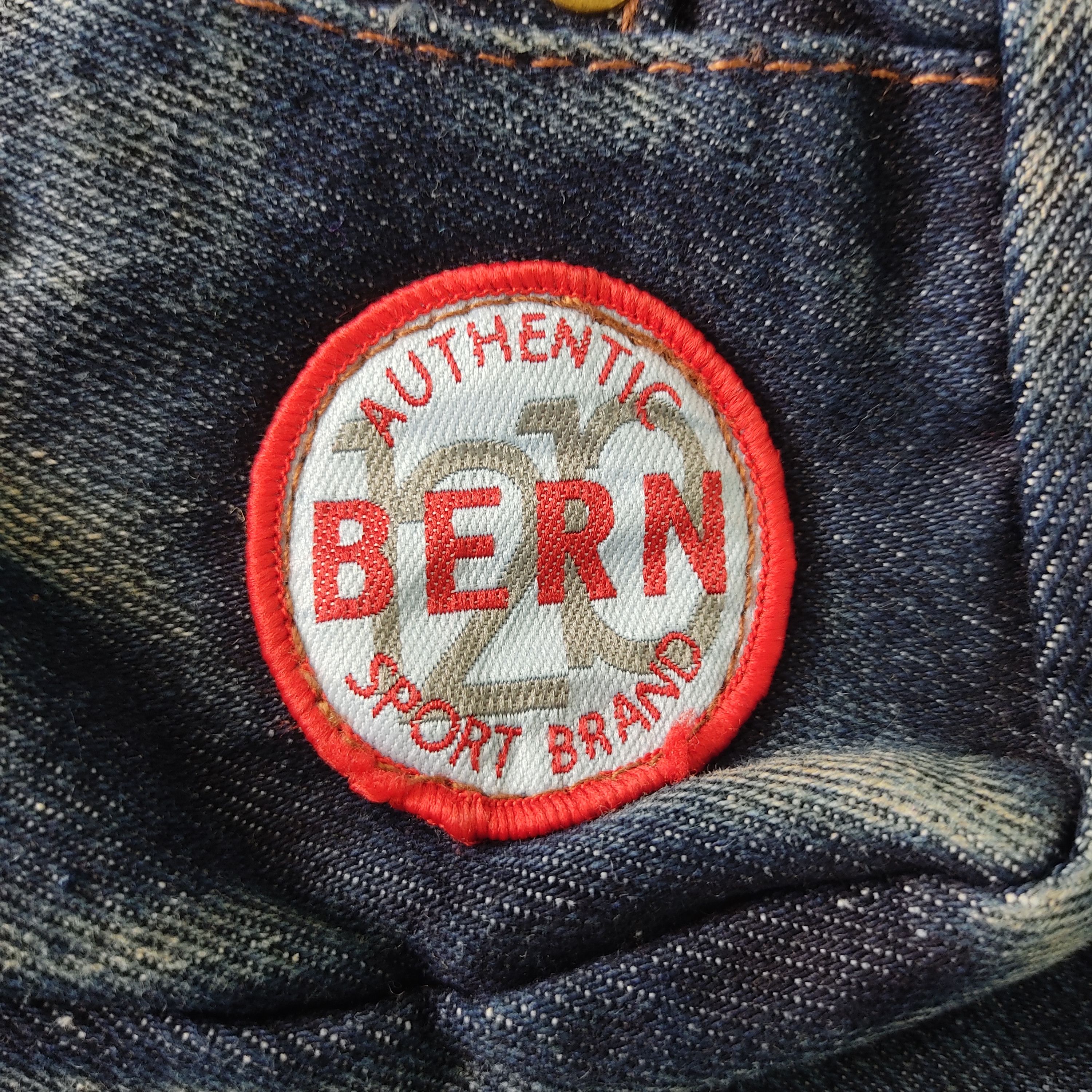 Authentic Bern Sport Distressed Denim Sling Bag - 5