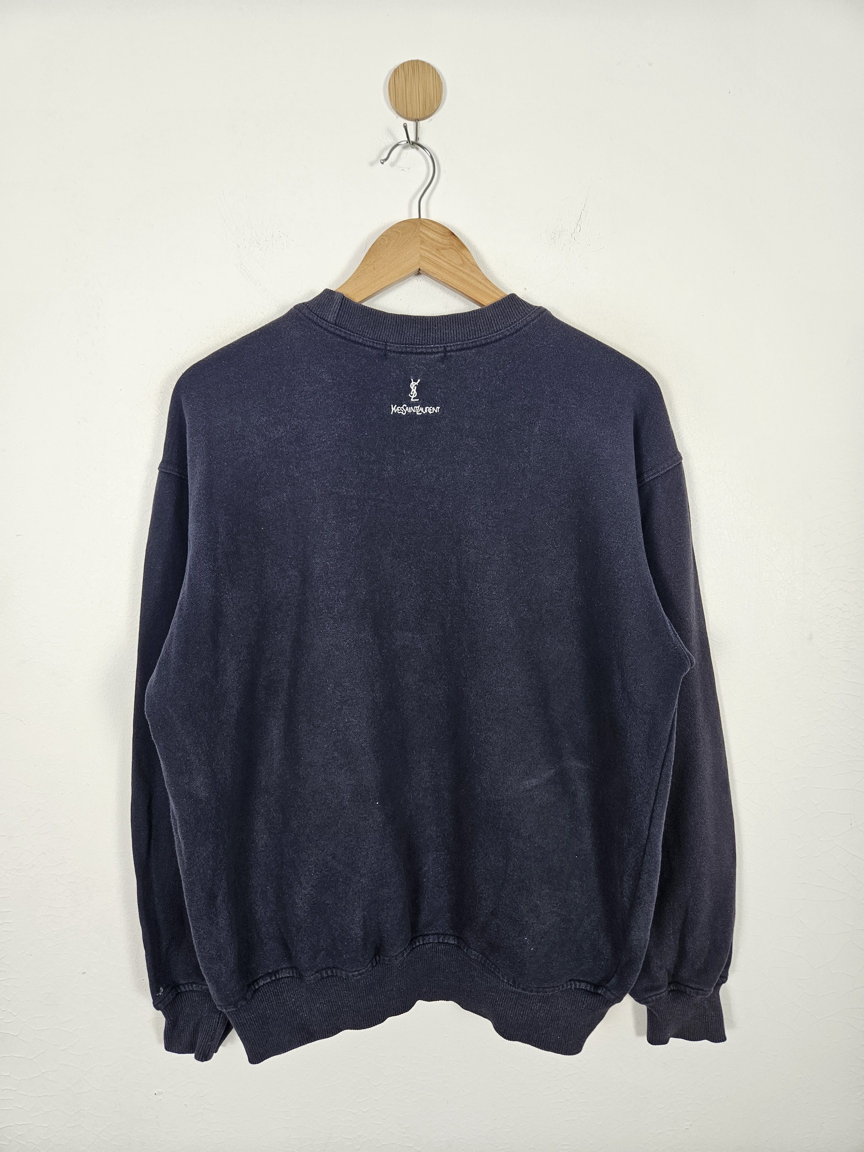 Yves Saint Laurent YSL Pour Homme Embroidery Sweatshirt - 3