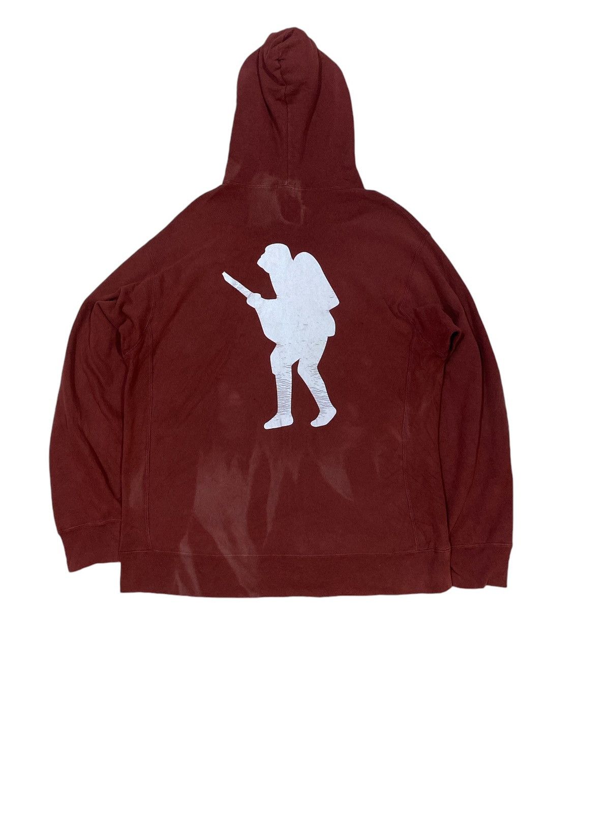 A bathing Ape BAPE Backhit Soldier Full Zip Hoodie Sun Faded - 2