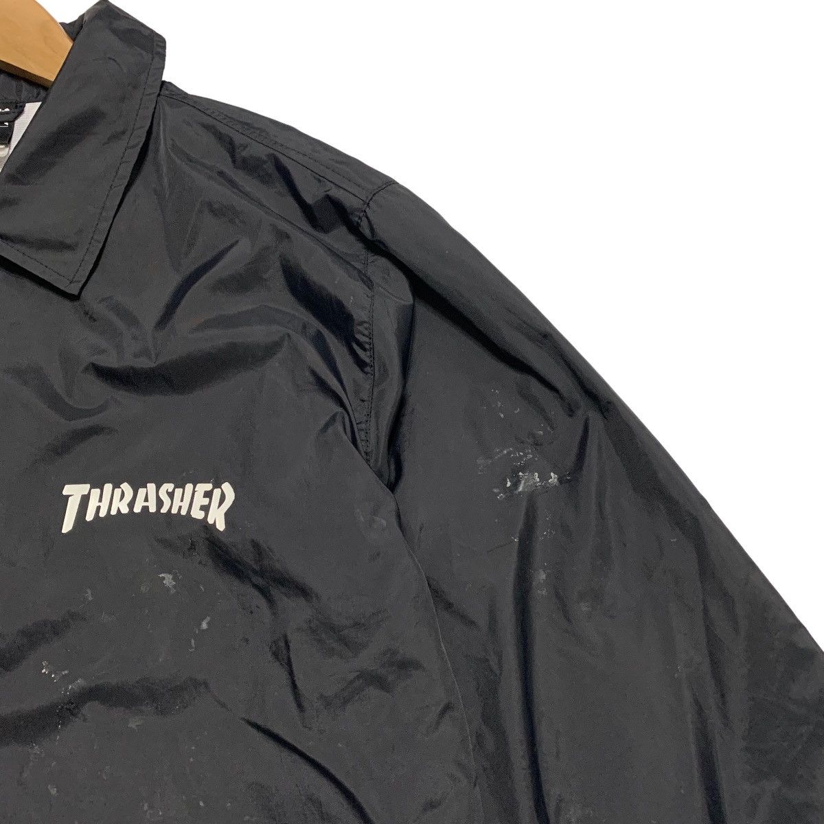 Thrasher Skateboard Magazine Big Logo Nylon Jacket - 10