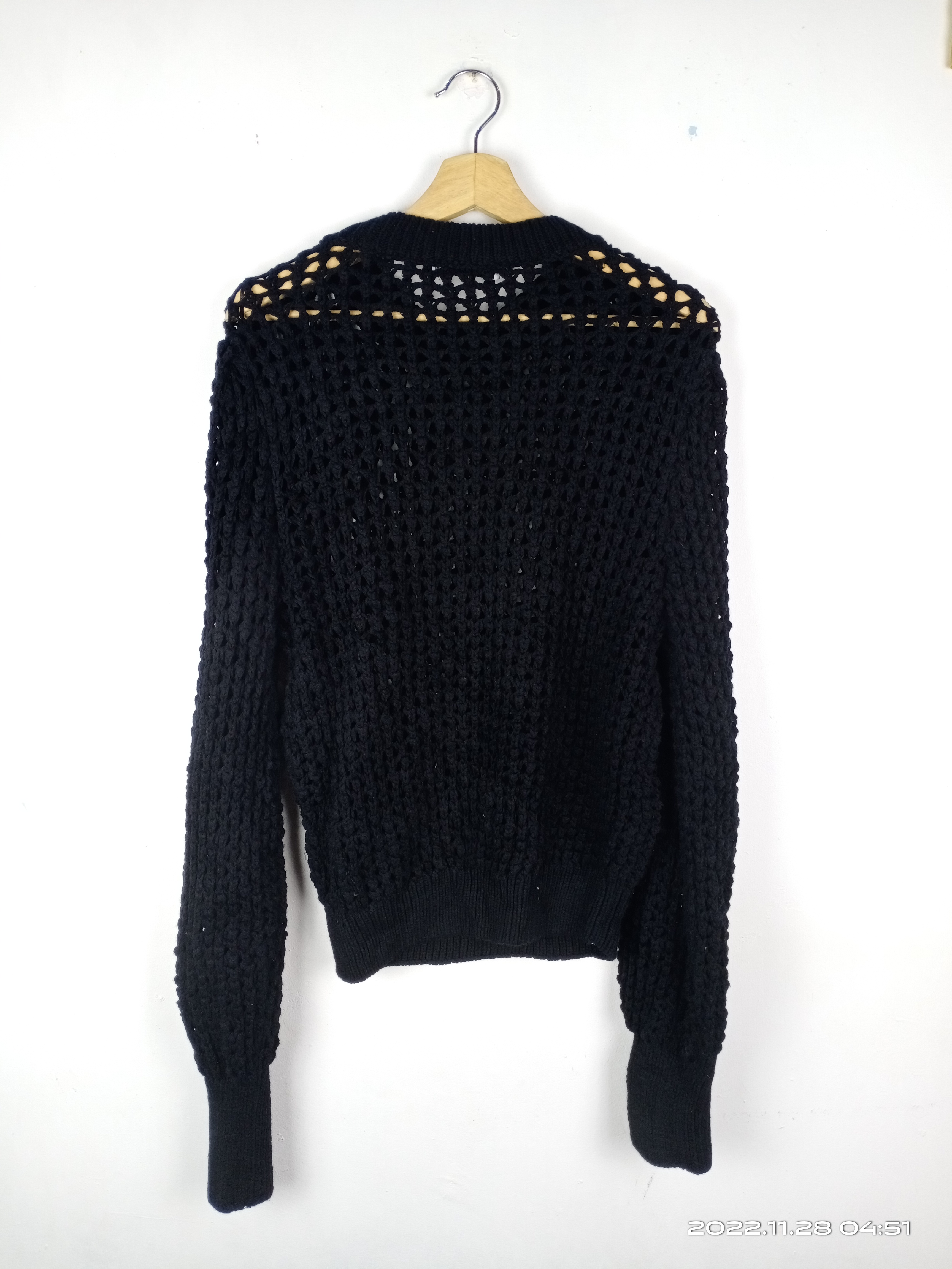 Zara - 💥RARE💥Zara Cable Knit Sweatshirt Nice Design - 6