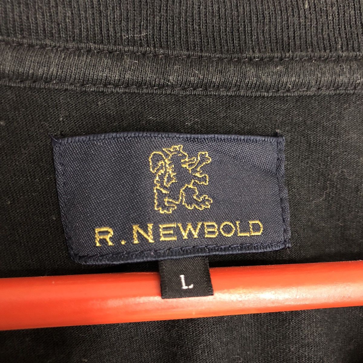 R.Newbold Centre Logo Long Sleeve T Shirt - 7