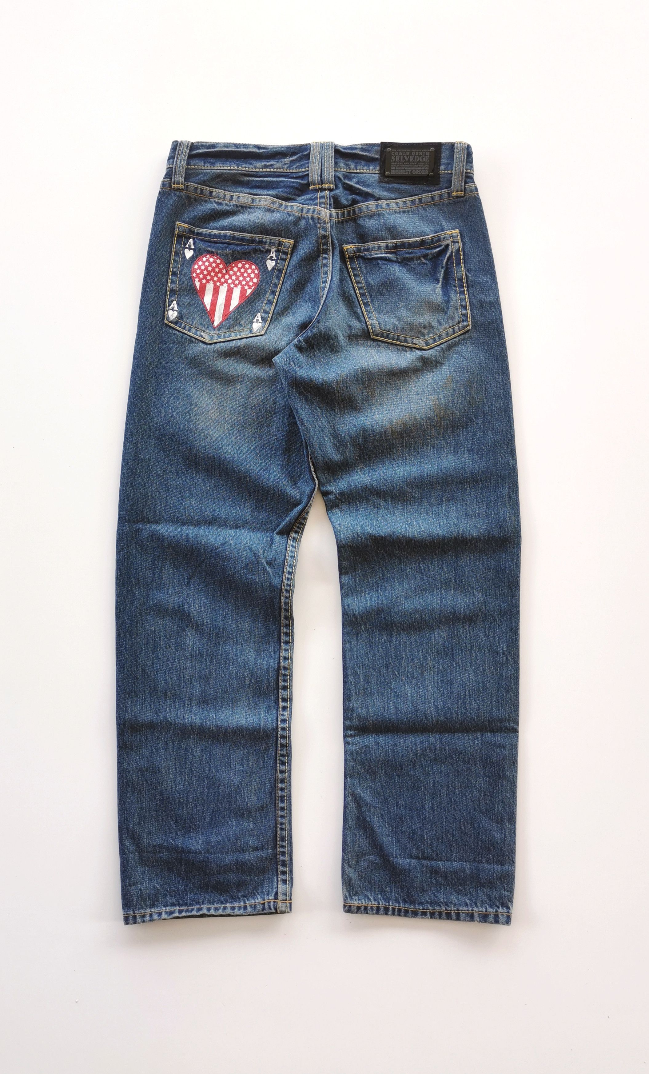 If Six Was Nine - CoAndLu Casino Printed Selvedge Denim Jeans - 6