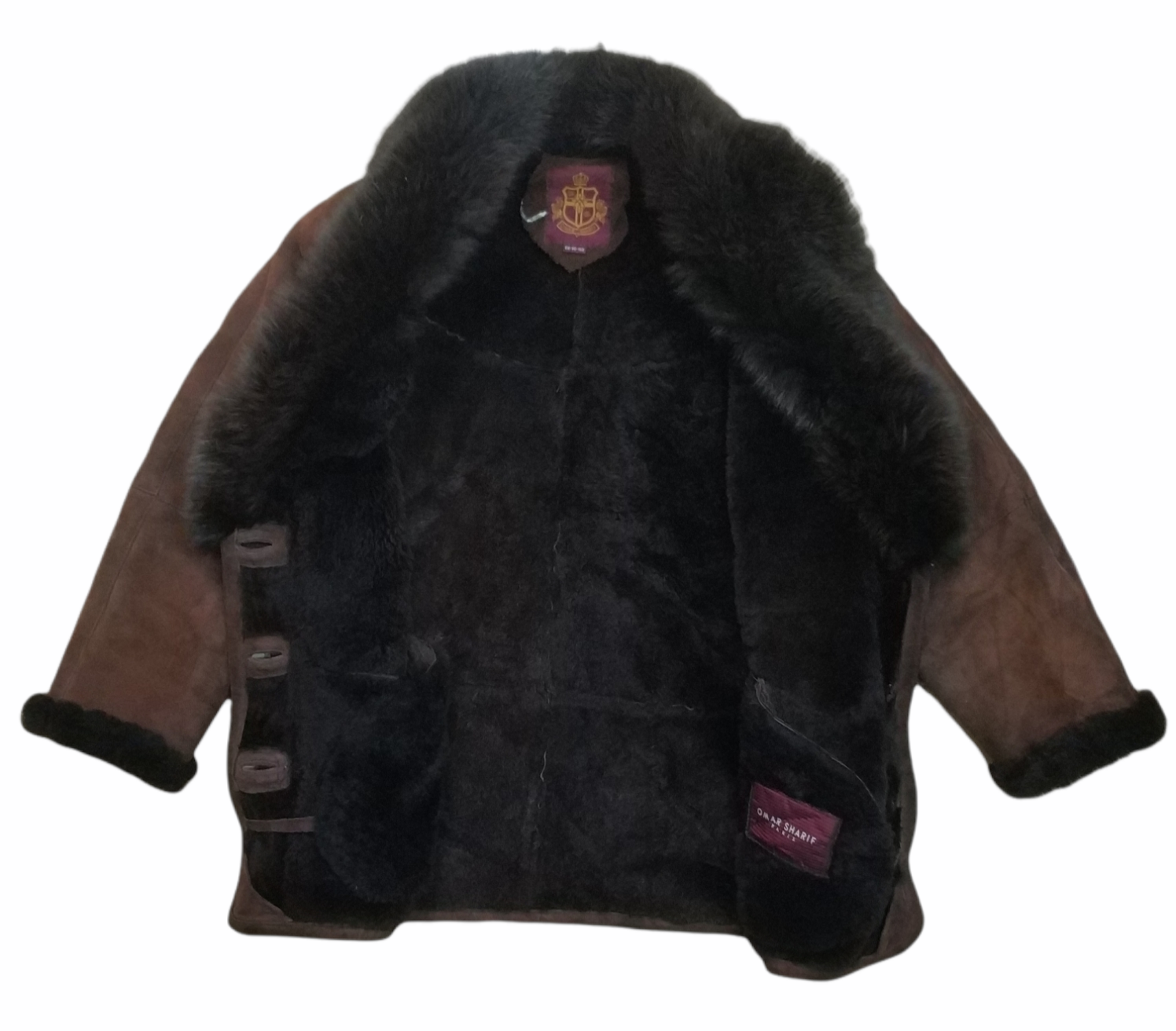 Designer - 🔥Very Rare Omar Sharif Paris Faux Fur Sherpa Jacket - 2