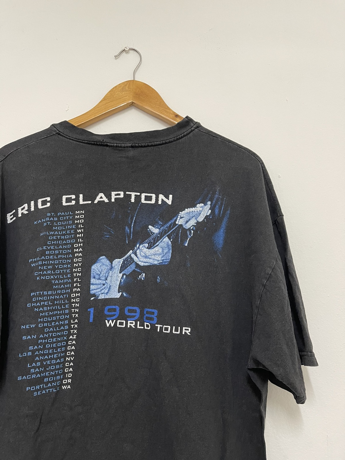 Vintage - Vintage Eric Clapton “ World Tour 1998 Tee A1 - 4