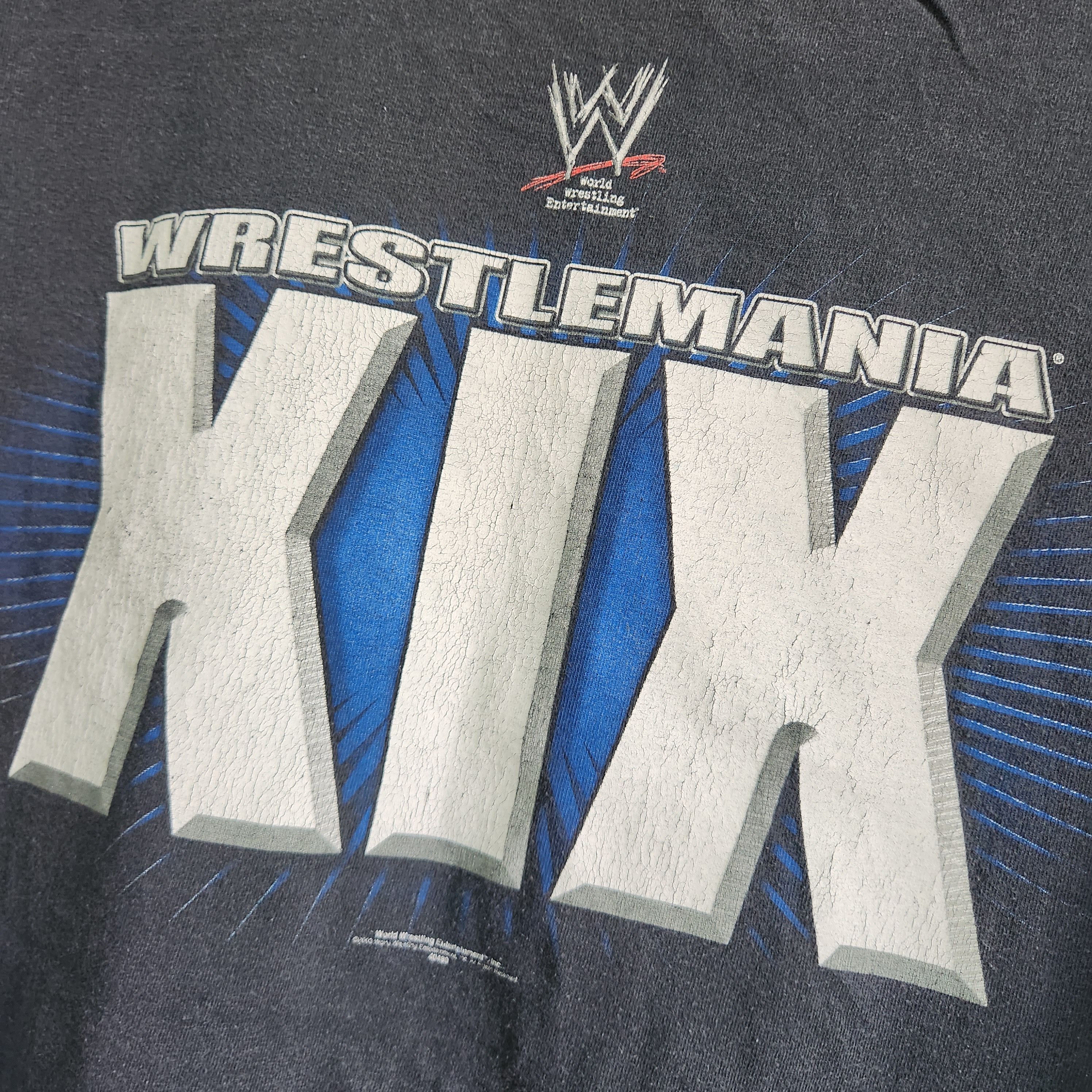 Vintage WWE WrestleMania XIX Copyright 2003 - 12