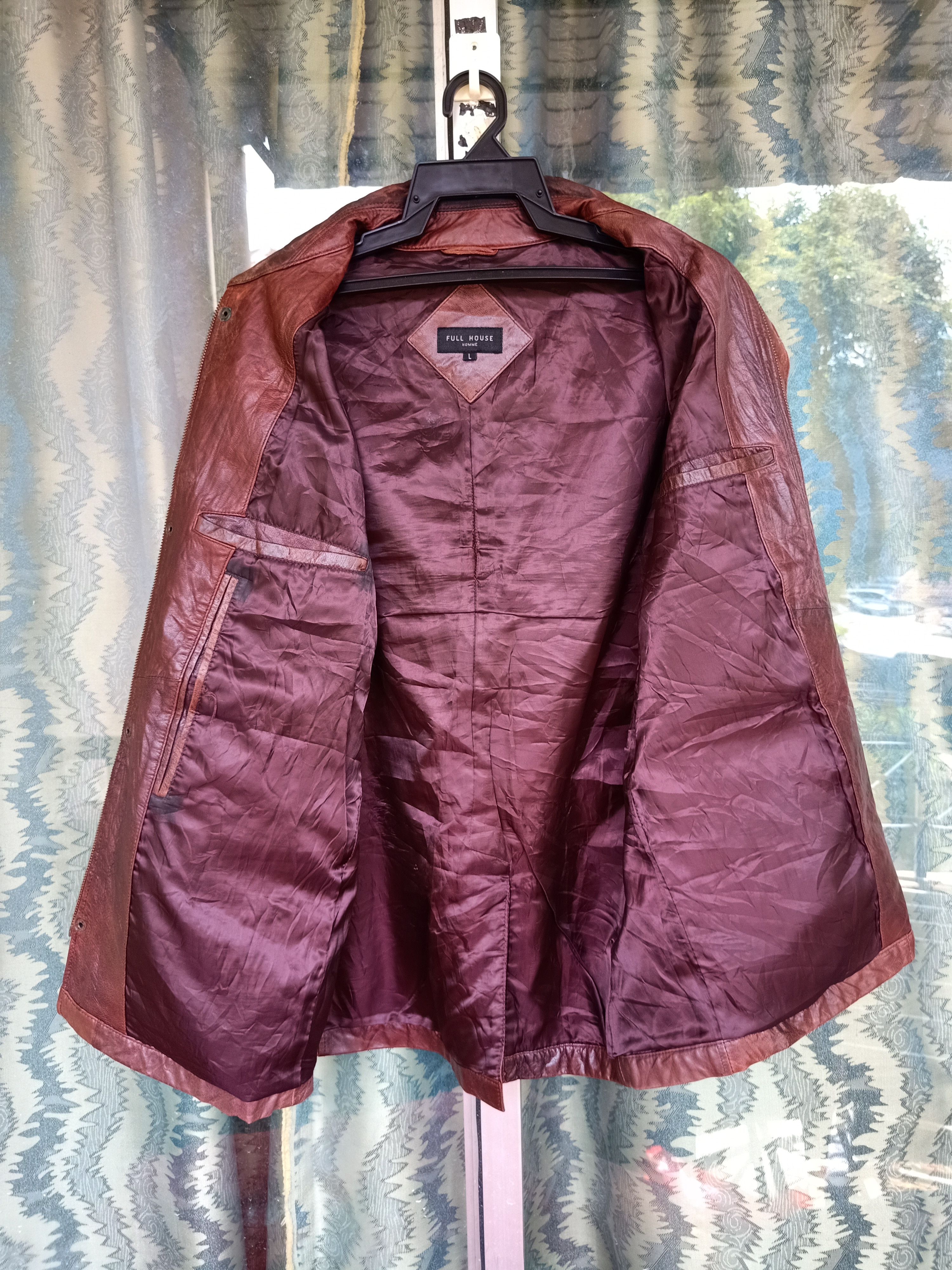 Japanese Brand - Full House Homme Leather Jacket - 5