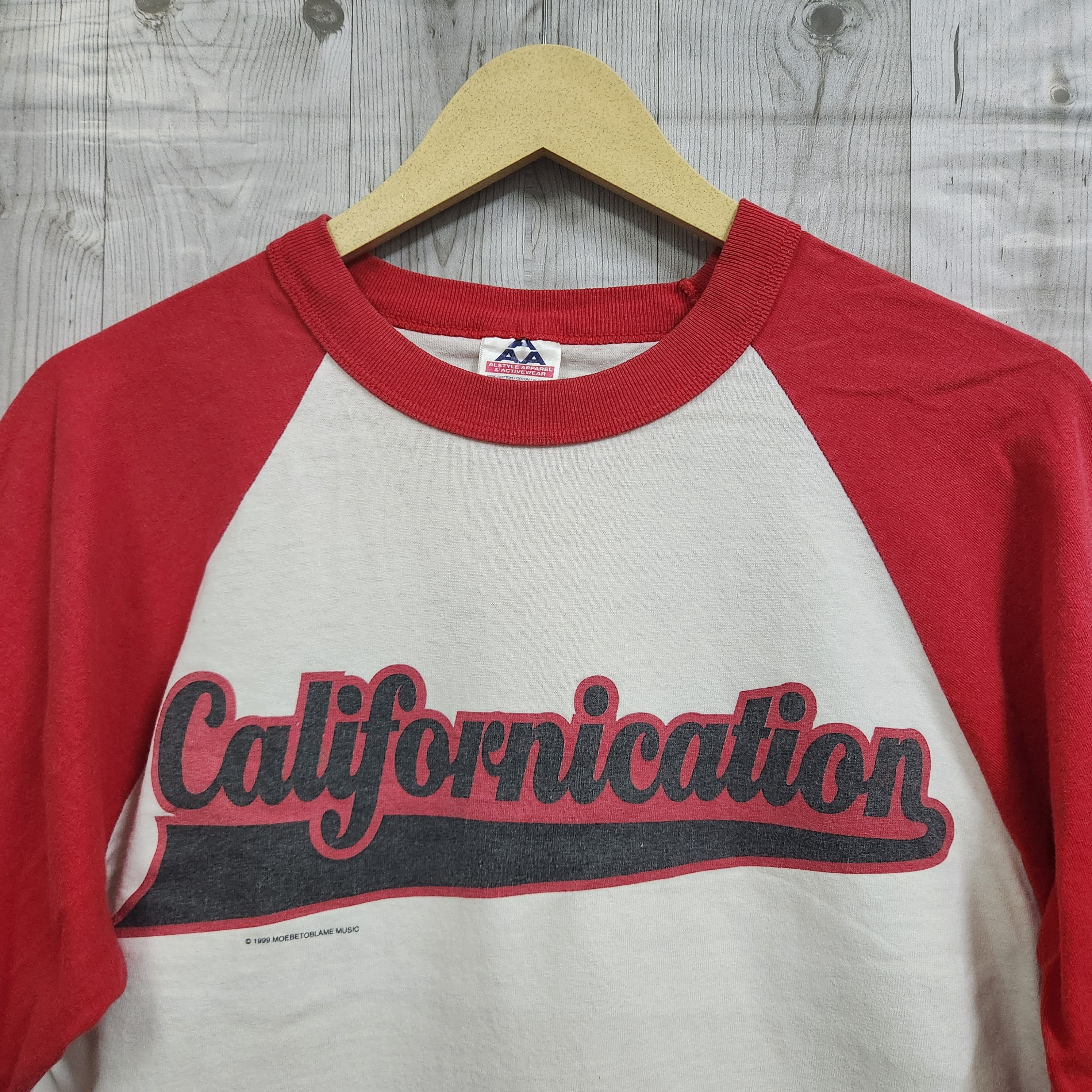 Vintage Red Hot Chili Peppers Californication Raglan 1999 - 14