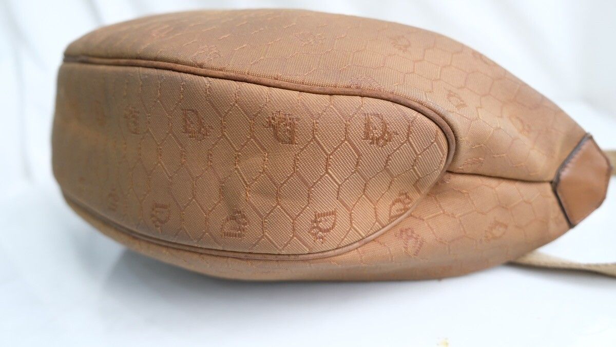 Authentic vintage Christian Dior honeycomb cotton Crossbody - 8