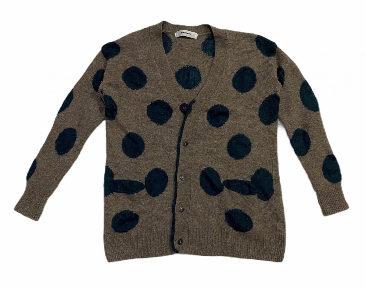 Japanese Brand - SUPER HAKKA Wool Blend Cardigan - 1