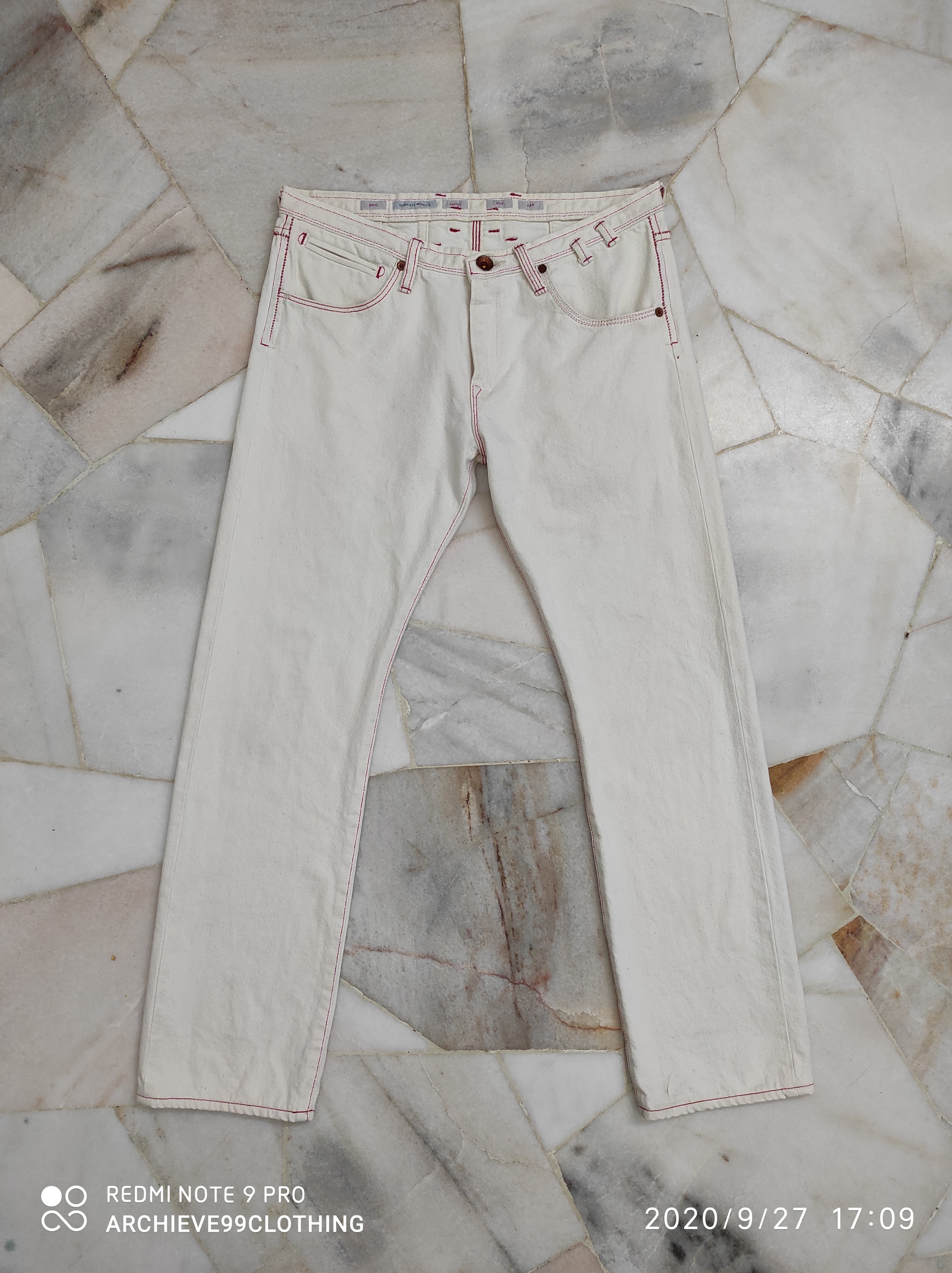 PAUL HOWGATE WONDER SMITH RED EAR Classic denim pants - 1