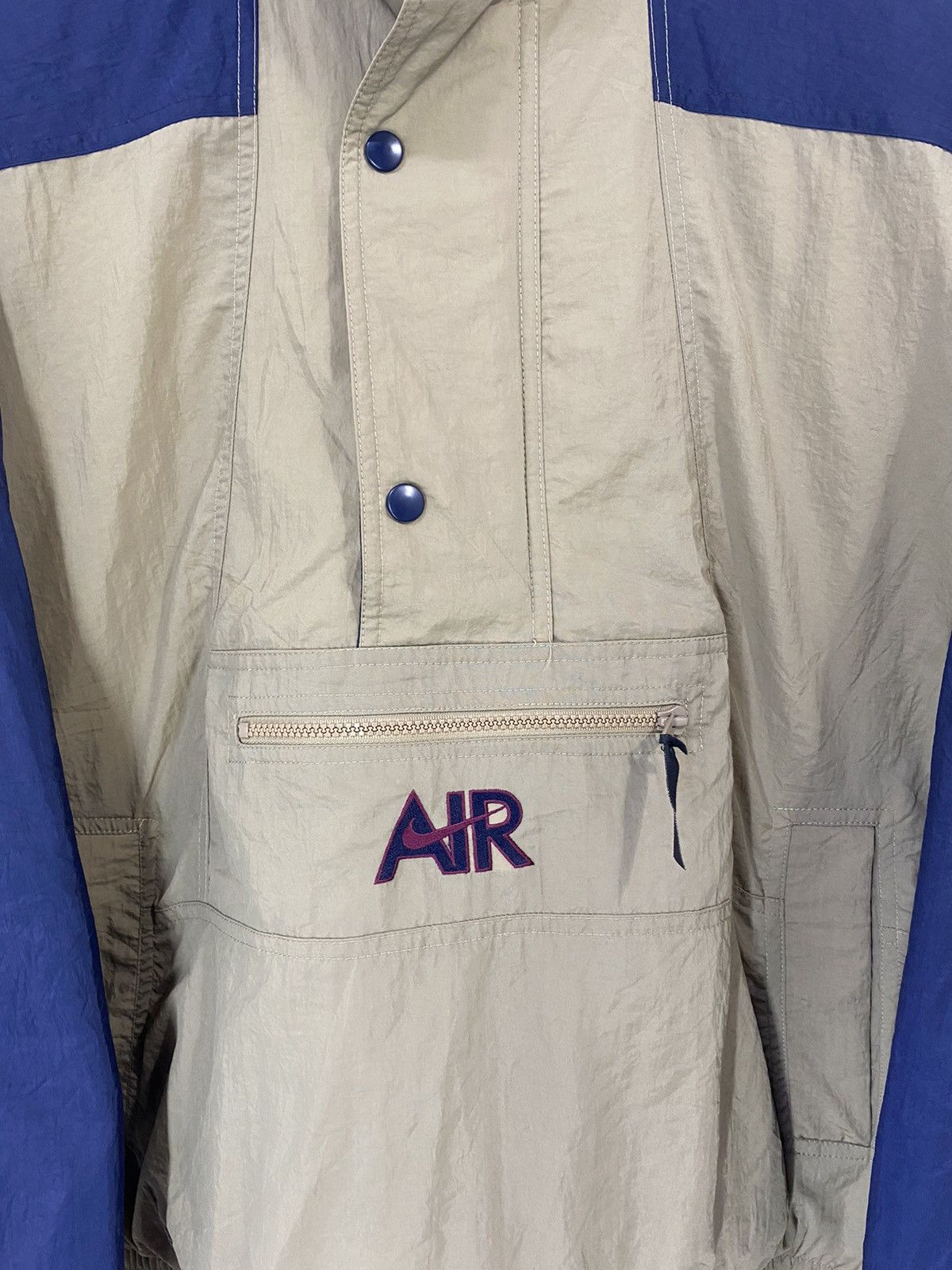 Vintage Nike Air Anorak Jacket Oversized Design With Hoodies - 3