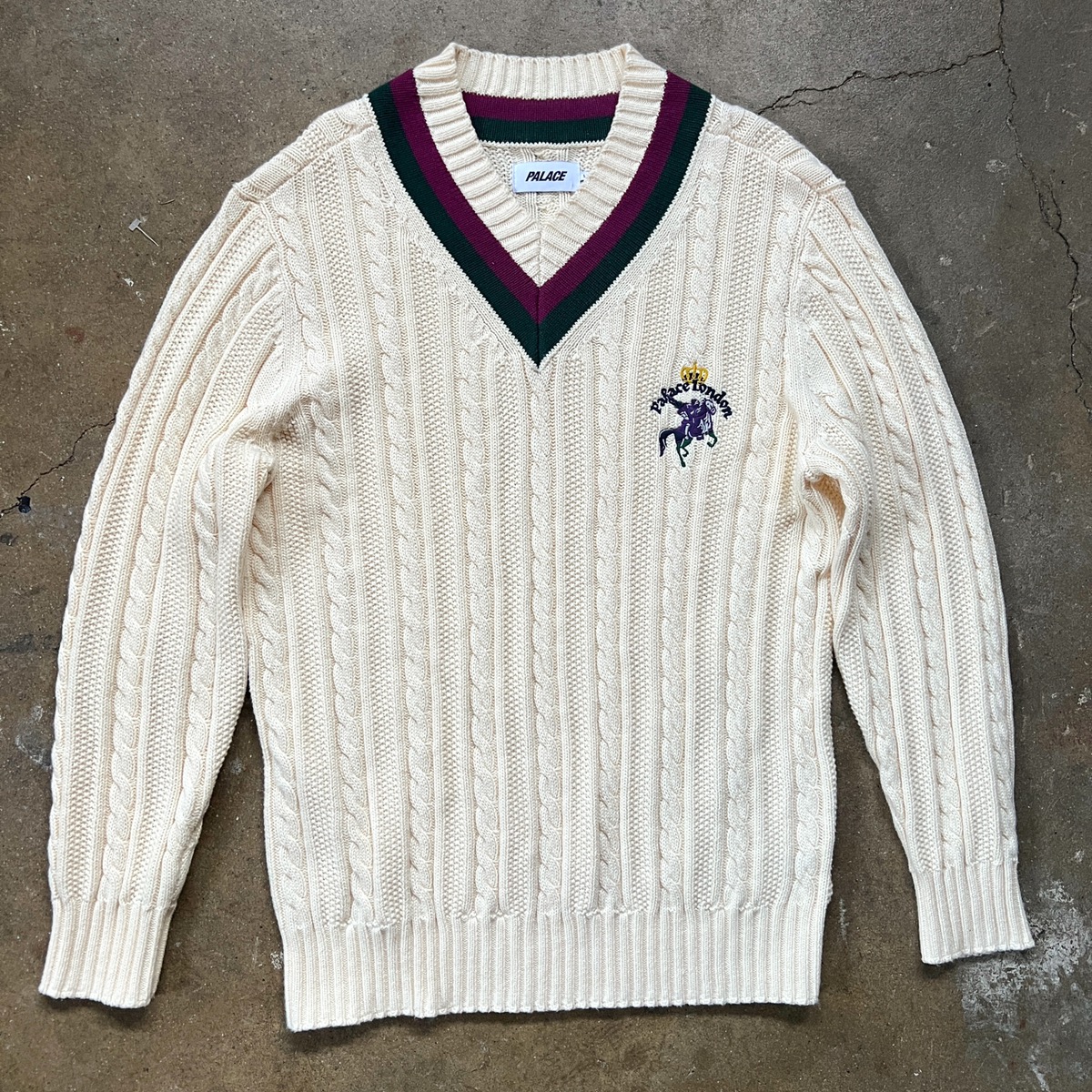 Palace Cable Knit Sweater - 1