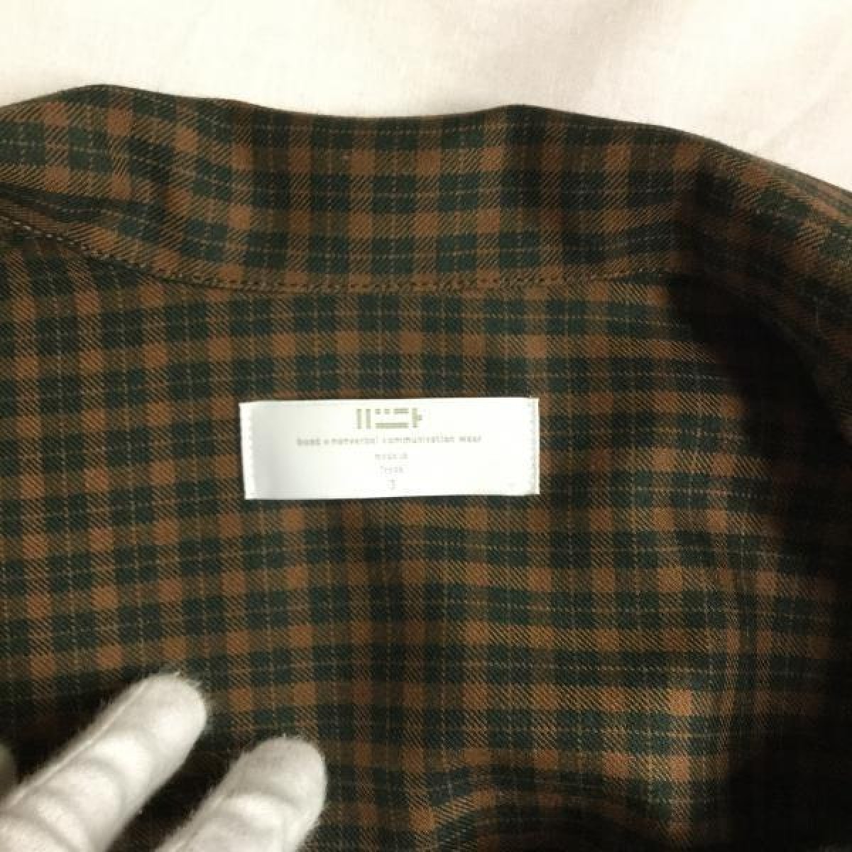 Bunt - brown plaid shirt - 3