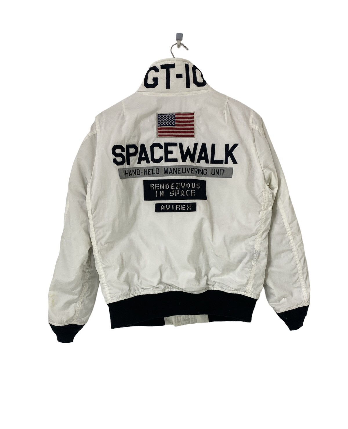 Other Designers Avirex Spacewalk GeminiProgram Bomber Jacket Michael  Collins | letto | REVERSIBLE