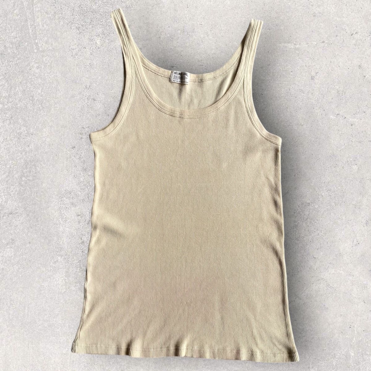 Vintage 90’s Archive Micro Ribbed Tank Top - 2