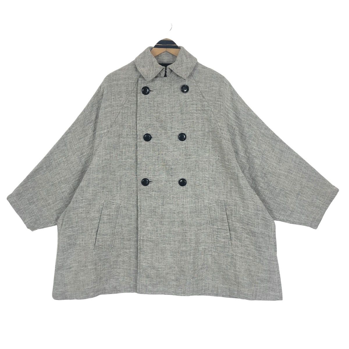 Vintage Y’s Yohji Yamamoto 2010 AW Wool Double Breasted Coat - 1