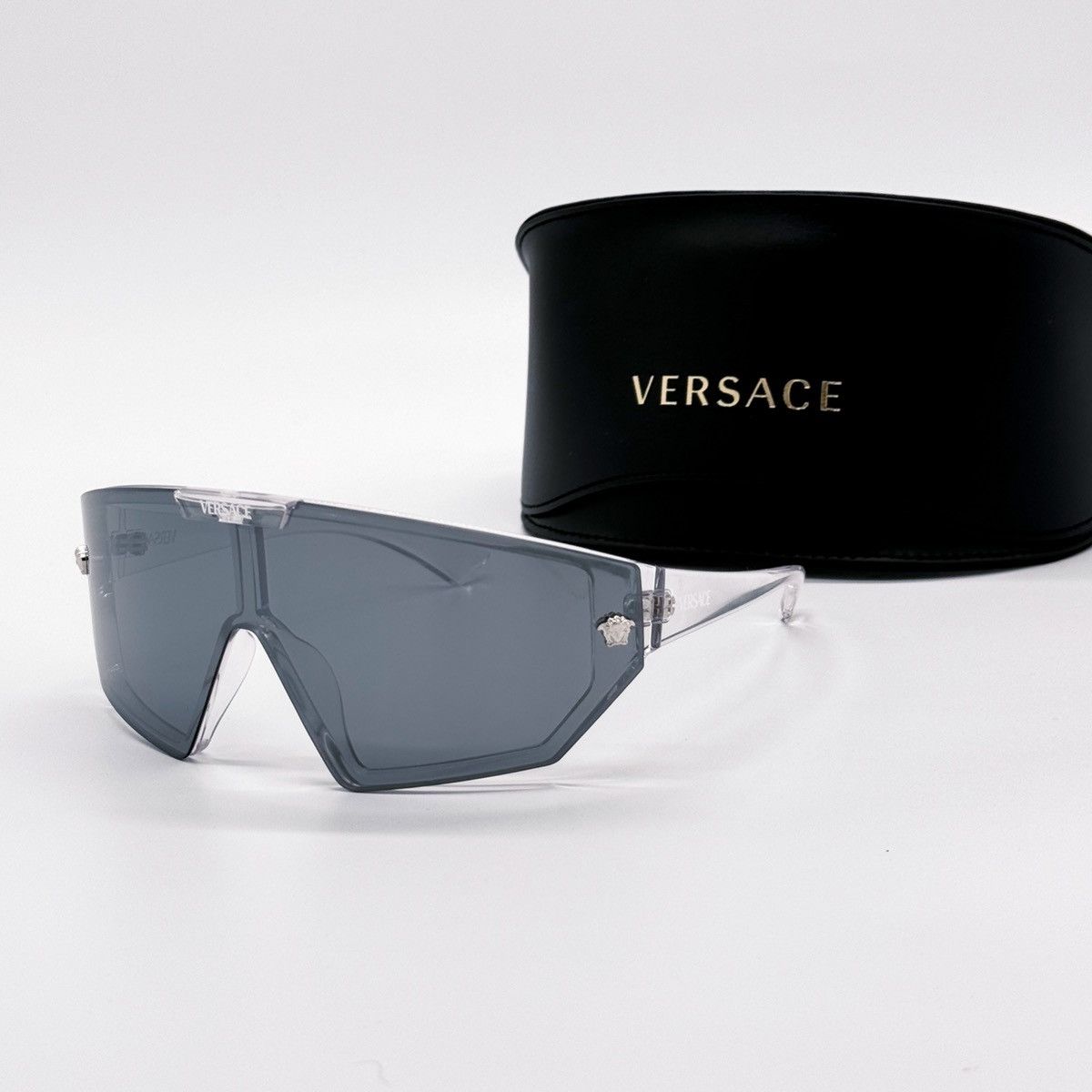 NEW VERSACE VE4461 148/6V SHIELD MOD 4461 UNISEX SUNGLASSES - 3