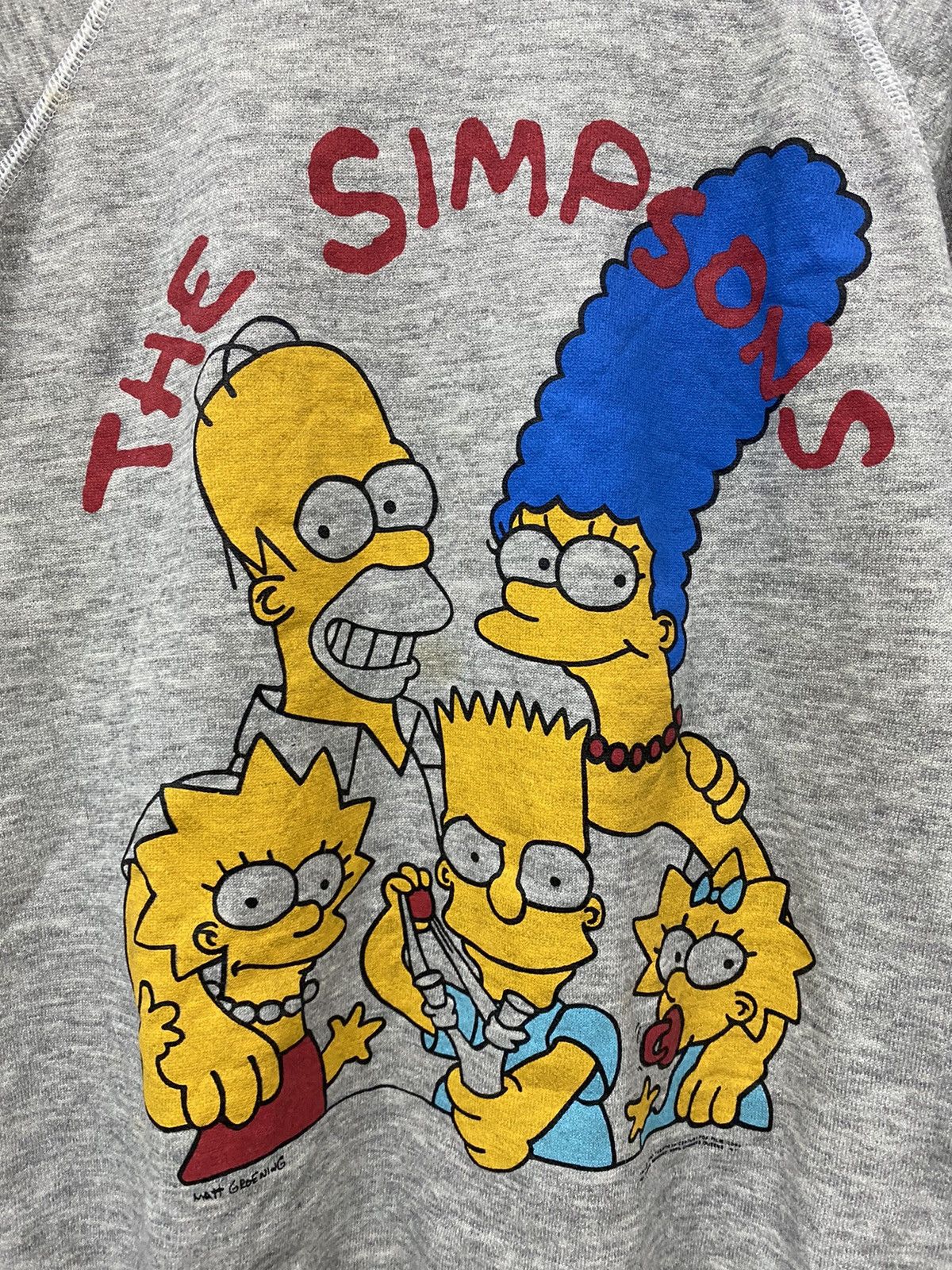 Vintage 80s The Simpsons Matt Groening Sweatshirt - 2