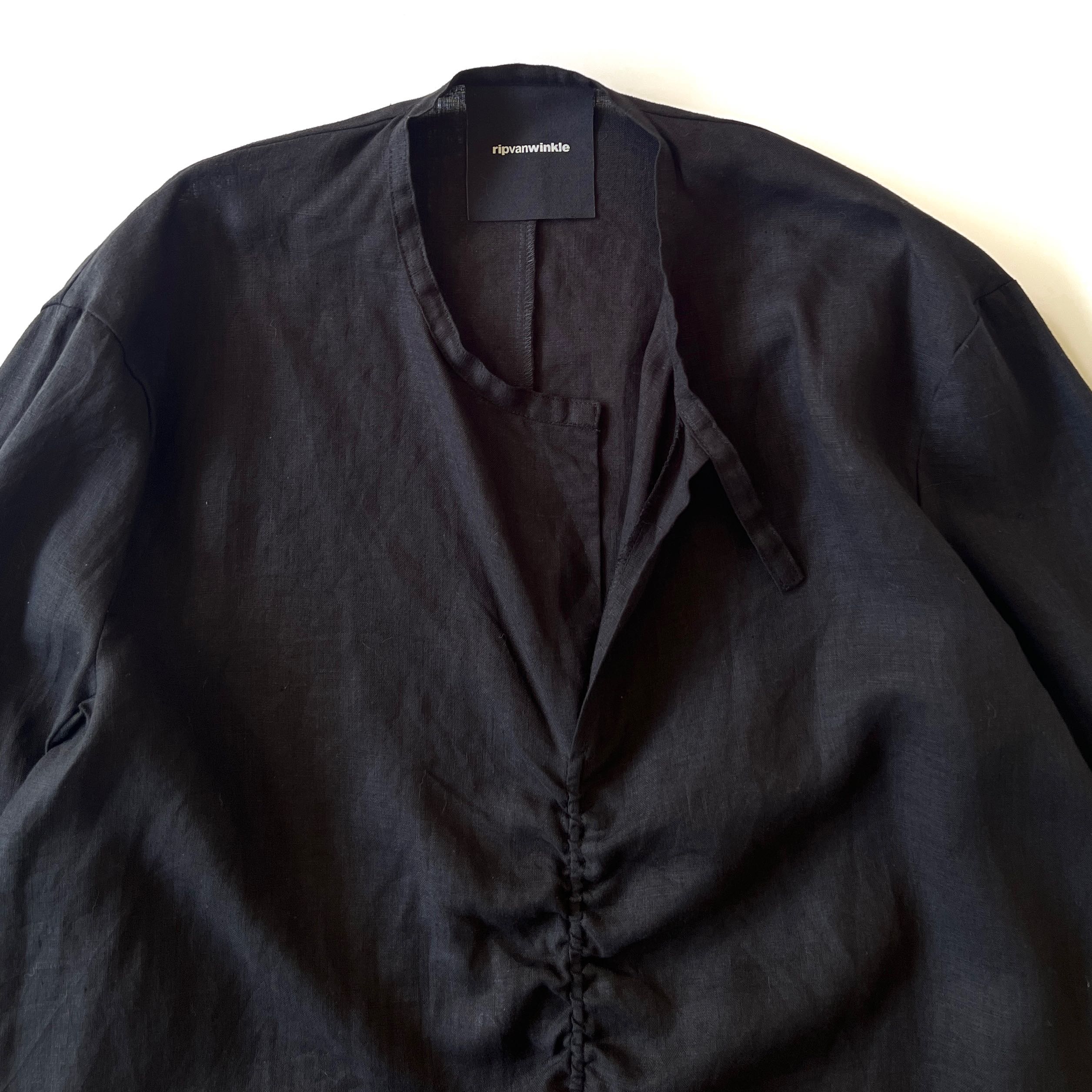 🔥Sold🔥ripvanwinkle linen black shirts  - 2