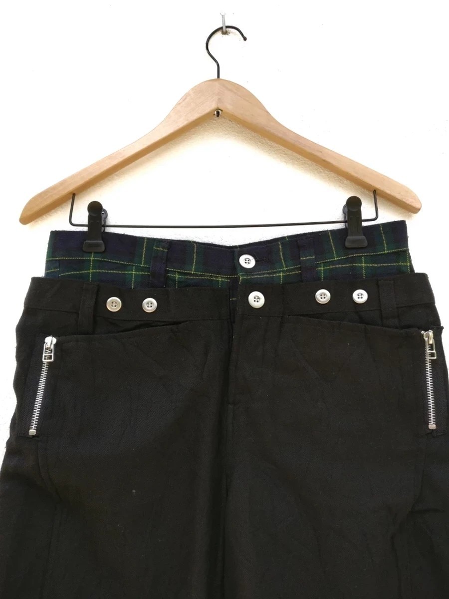 Black - Turkey's Punk Pant Bottom Trouser - 2
